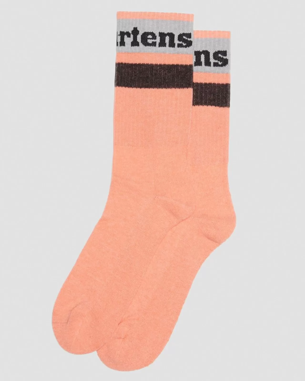 Socks | Sale^Dr. Martens Athletic Logo Organic Cotton Blend Socks Coral — Cotton Blend