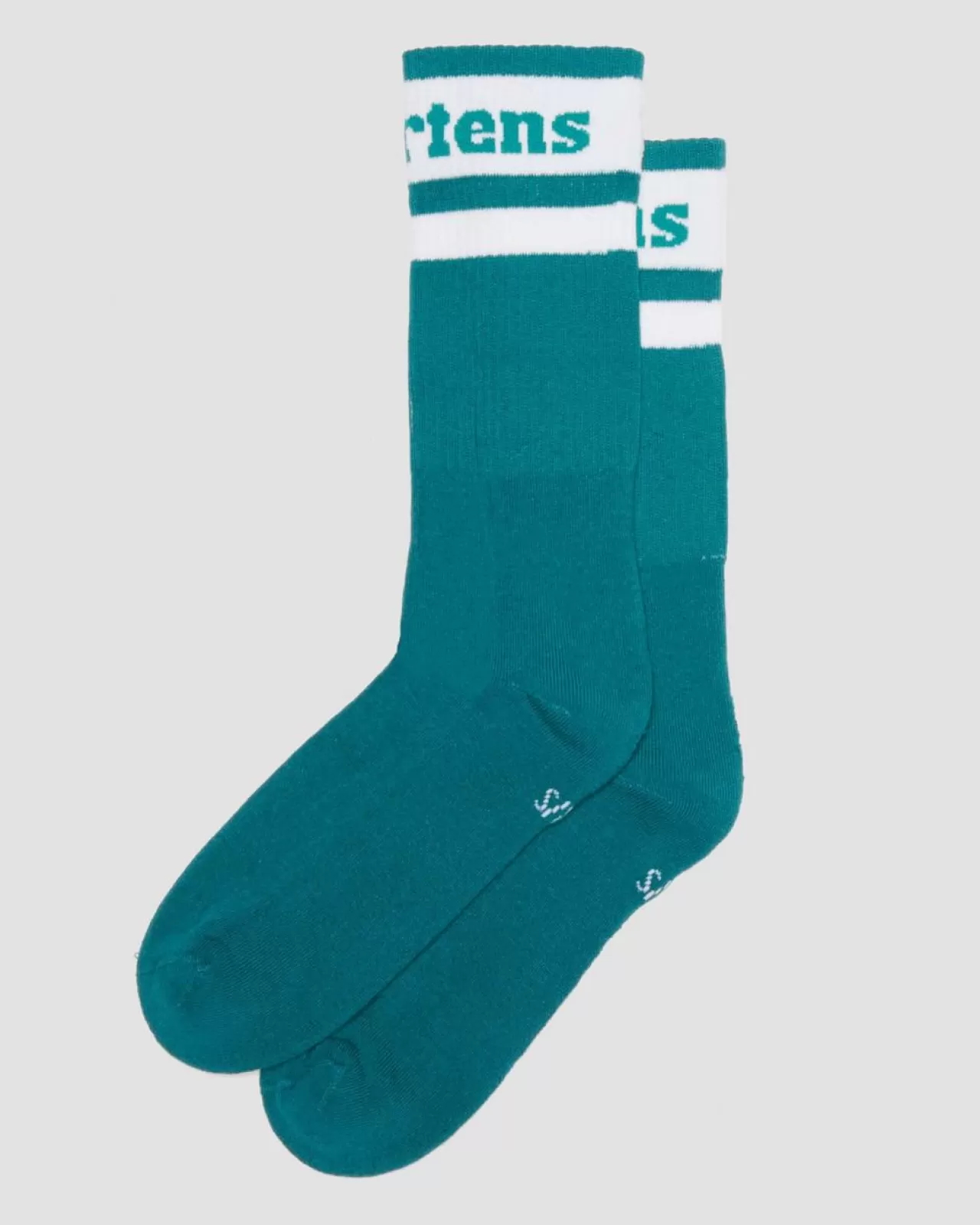 Socks | Accessories^Dr. Martens Athletic Logo Organic Cotton Blend Socks TEAL GREEN — Cotton Blend