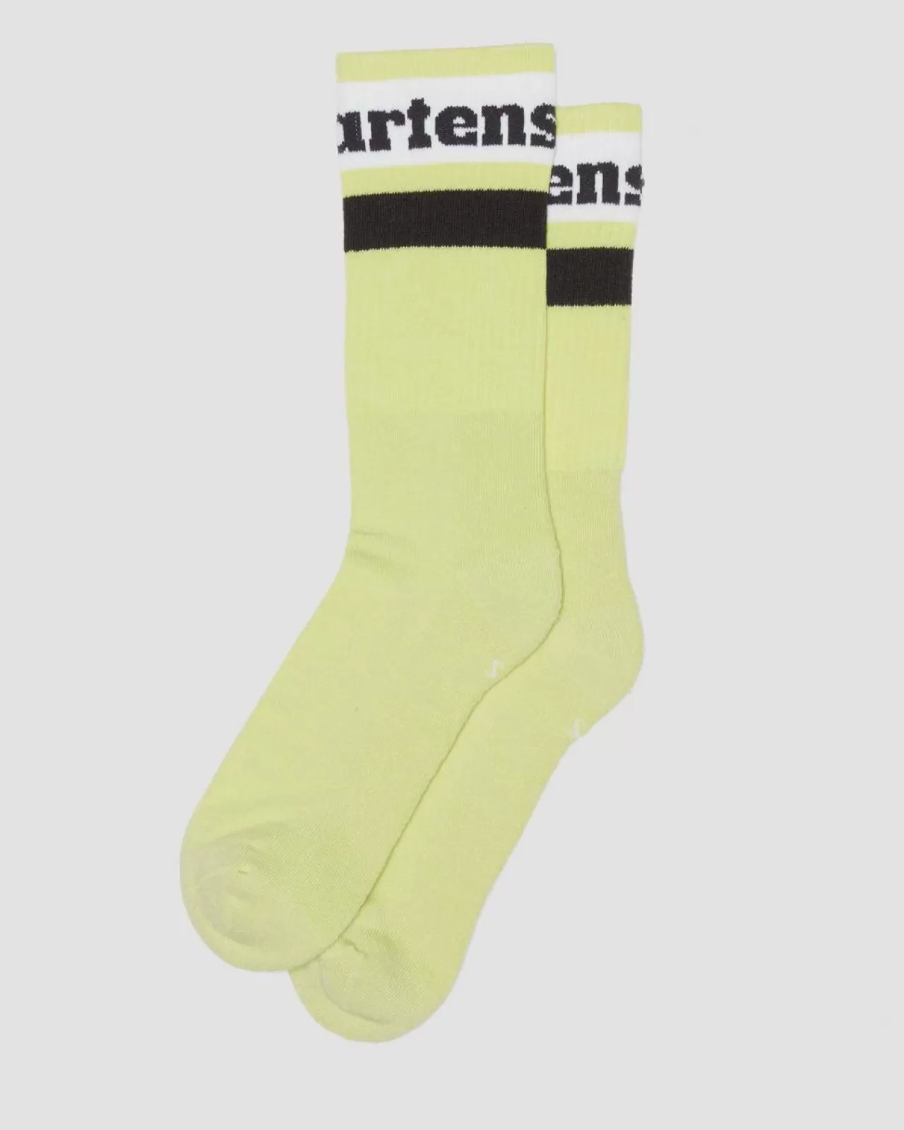 Socks | Accessories^Dr. Martens Athletic Logo Organic Cotton Blend Socks Lime Green — Cotton Blend