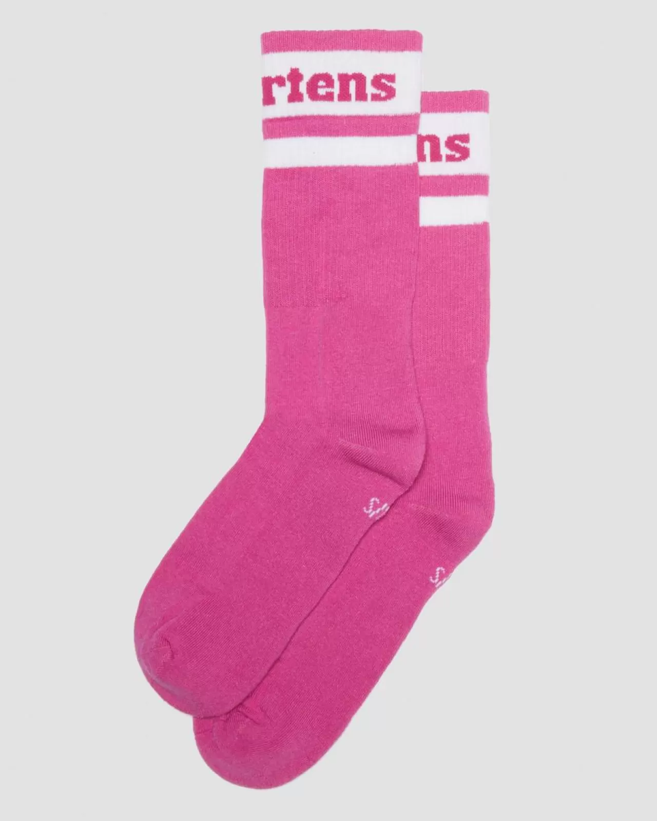 Socks | Accessories^Dr. Martens Athletic Logo Organic Cotton Blend Socks THRIFT PINK — Cotton Blend