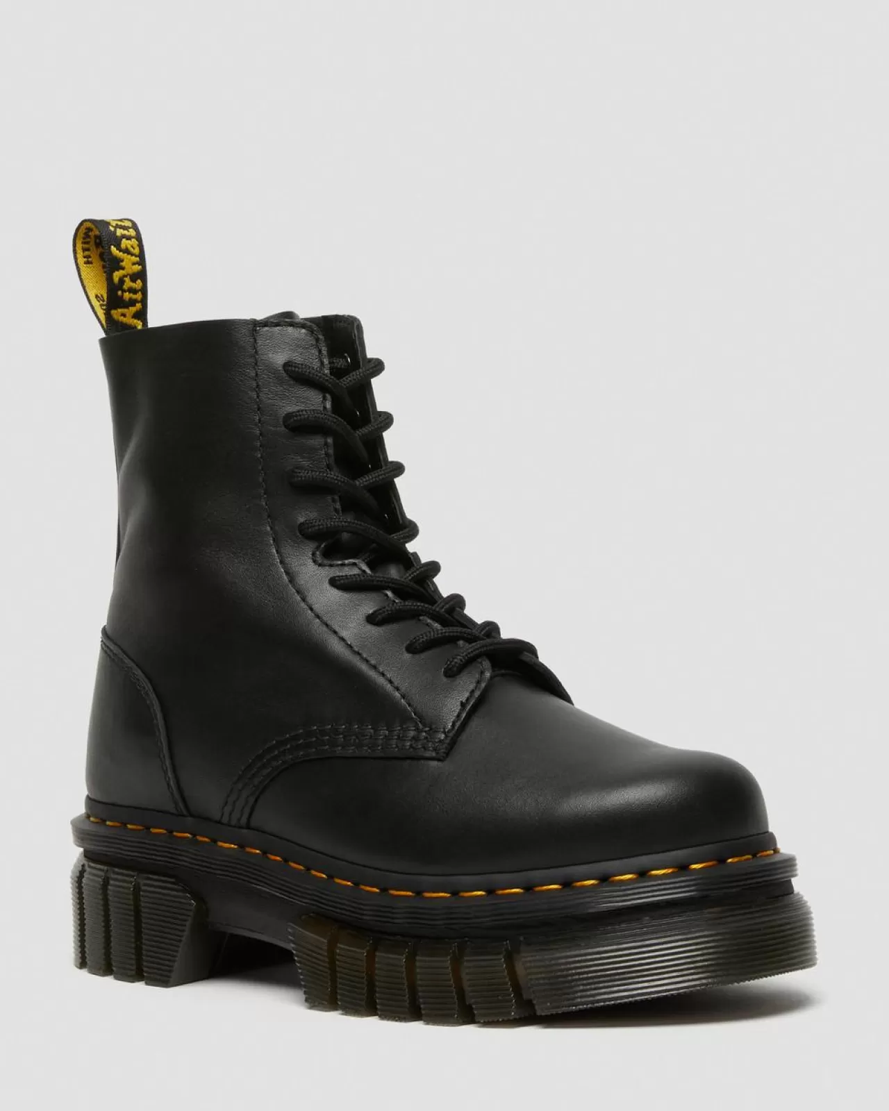 Platform Boots | Ankle Boots^Dr. Martens Audrick Nappa Leather Platform Ankle Boots Black — Nappa Lux