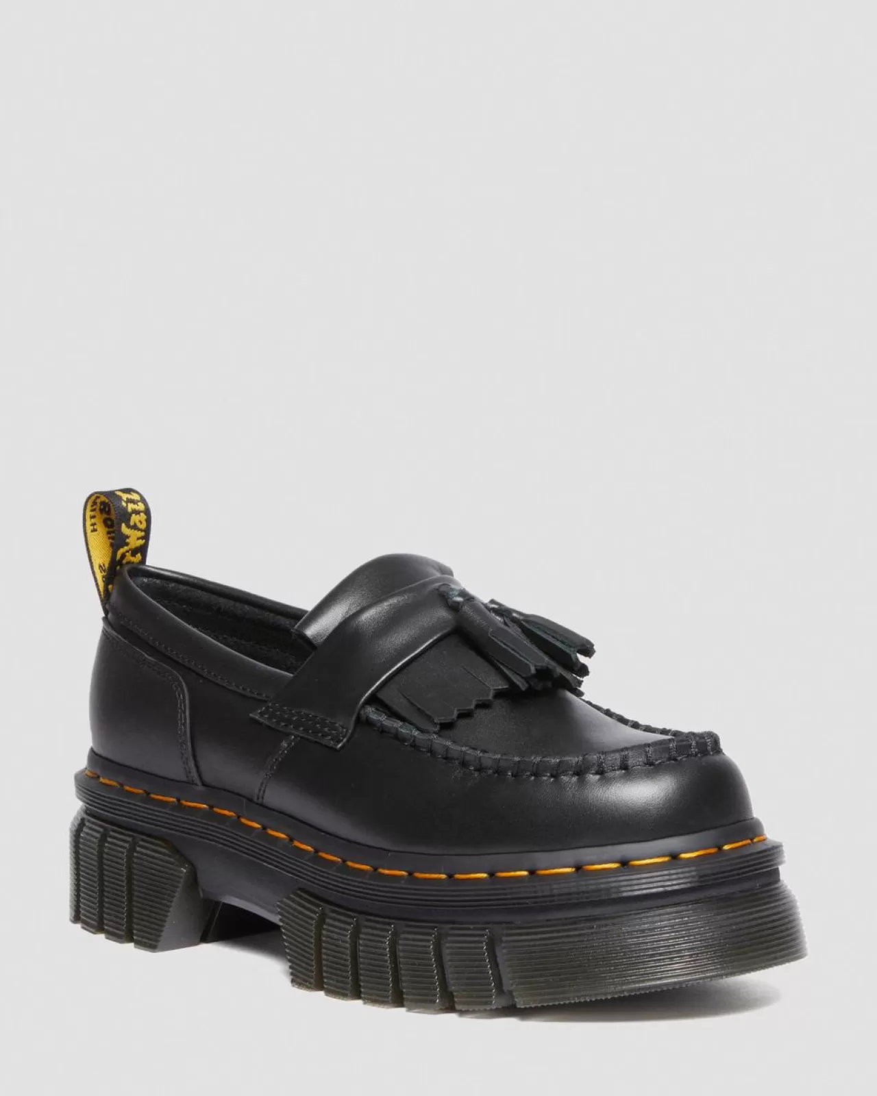 Originals | Platform Shoes^Dr. Martens Audrick Nappa Lux Platform Loafers Black — Nappa Lux