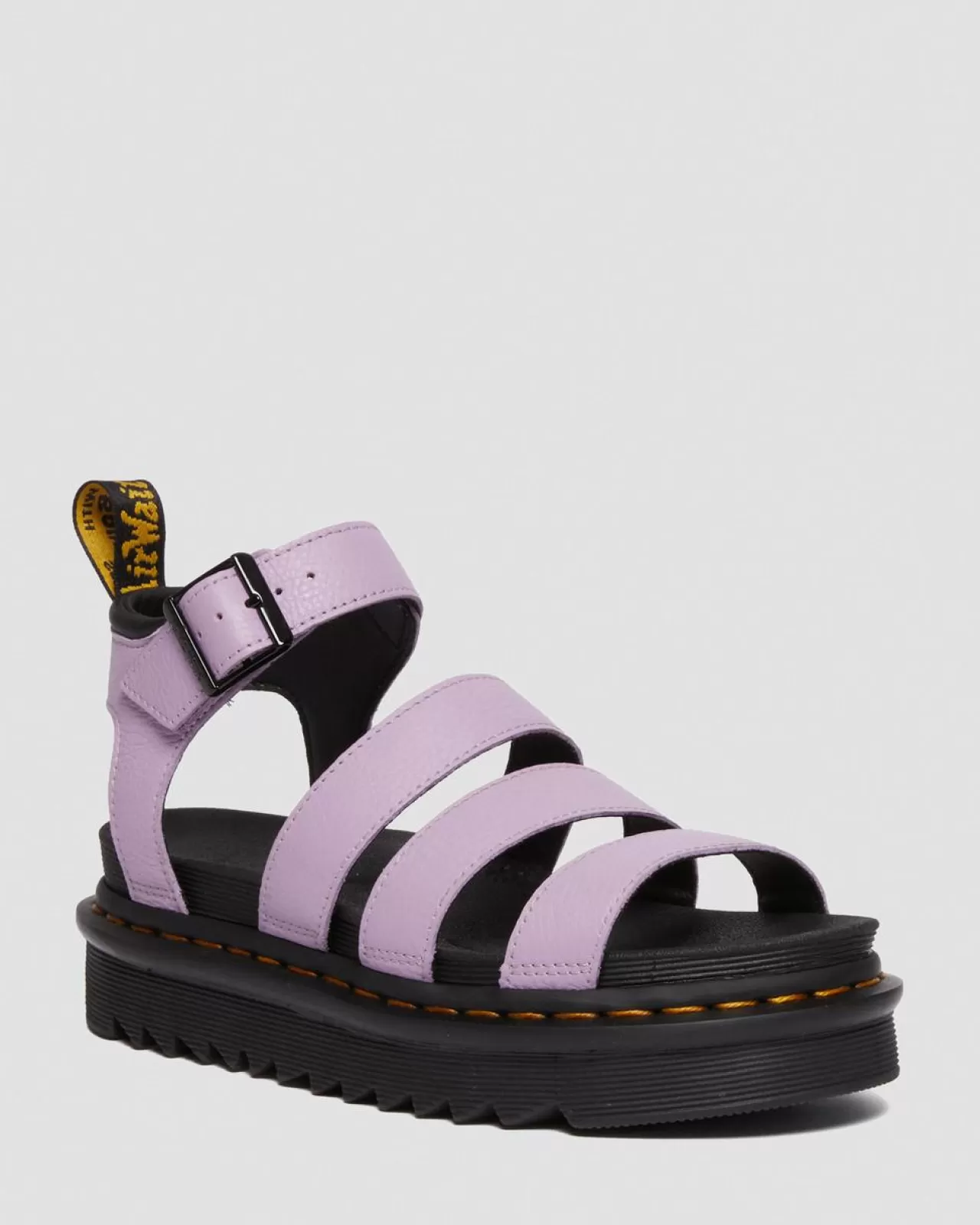 Sale | Platform Sandals^Dr. Martens Blaire Women's Pisa Leather Strap Sandals Lilac — Pisa