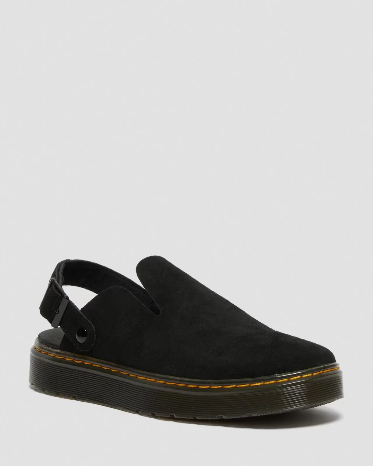 Bestsellers | Shoes^Dr. Martens Carlson Suede Casual Slingback Mules Black — E.H.Suede