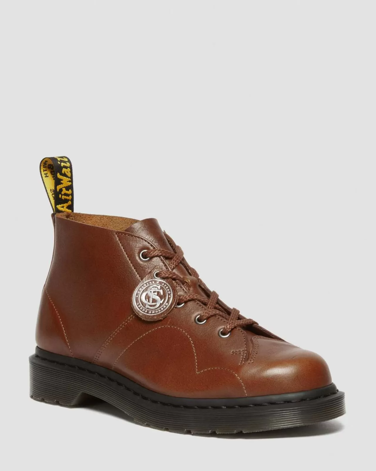 Originals | Ankle Boots^Dr. Martens Church Buckingham Leather Monkey Boots Urban Brown — Buckingham