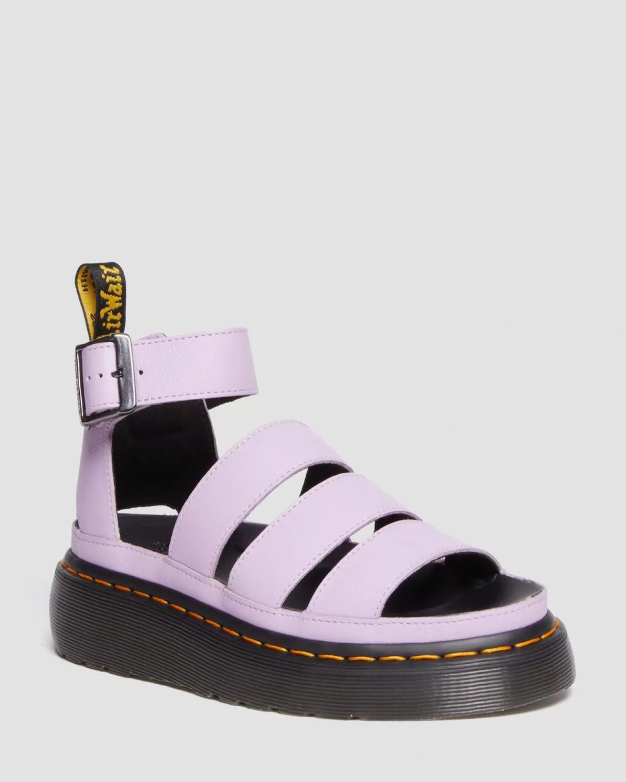 Sale | Platform Sandals^Dr. Martens Clarissa II Pisa Leather Platform Strap Sandals Lilac — Pisa