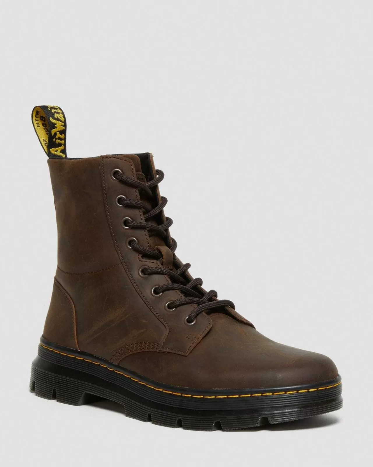 Casual Boots | Ankle Boots^Dr. Martens Combs Crazy Horse Leather Casual Boots Brown — Crazy Horse