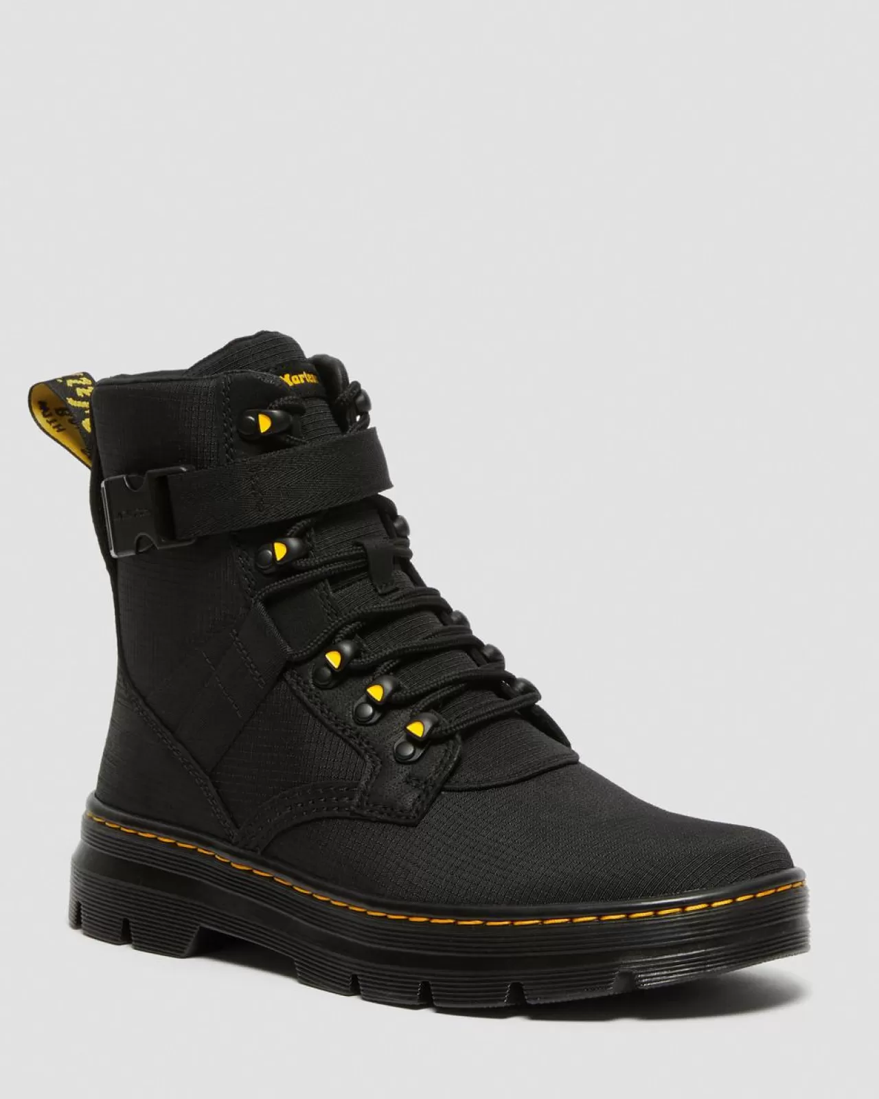 Sale | Casual Boots^Dr. Martens Combs Tech II Poly Casual Boots Black — Accord+Poly Ripstop