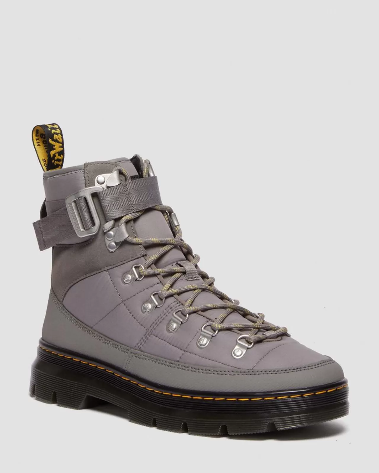 Sale | Casual Boots^Dr. Martens Combs Tech Quilted Casual Boots NICKEL GREY