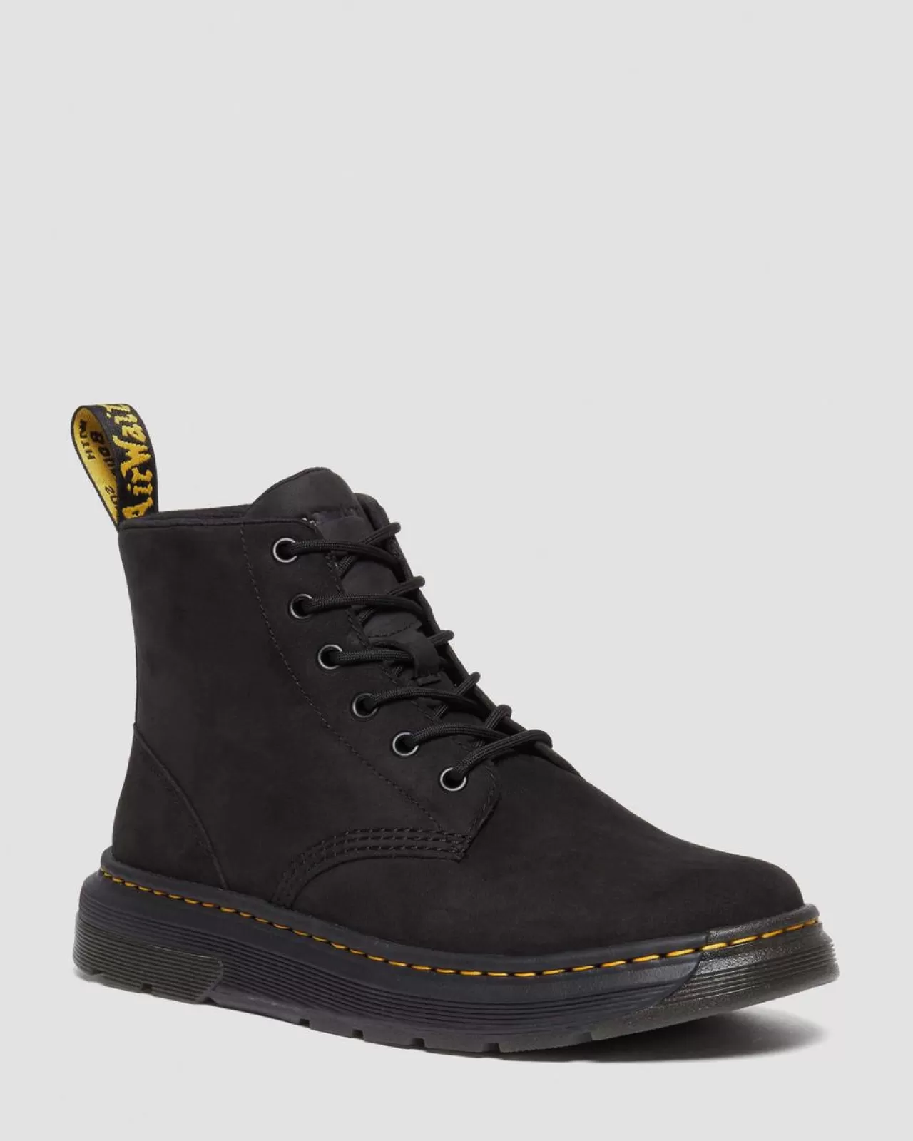 Ankle Boots | Boots^Dr. Martens Crewson Buffbuck Leather Casual Chukka Boots Black — Buffbuck