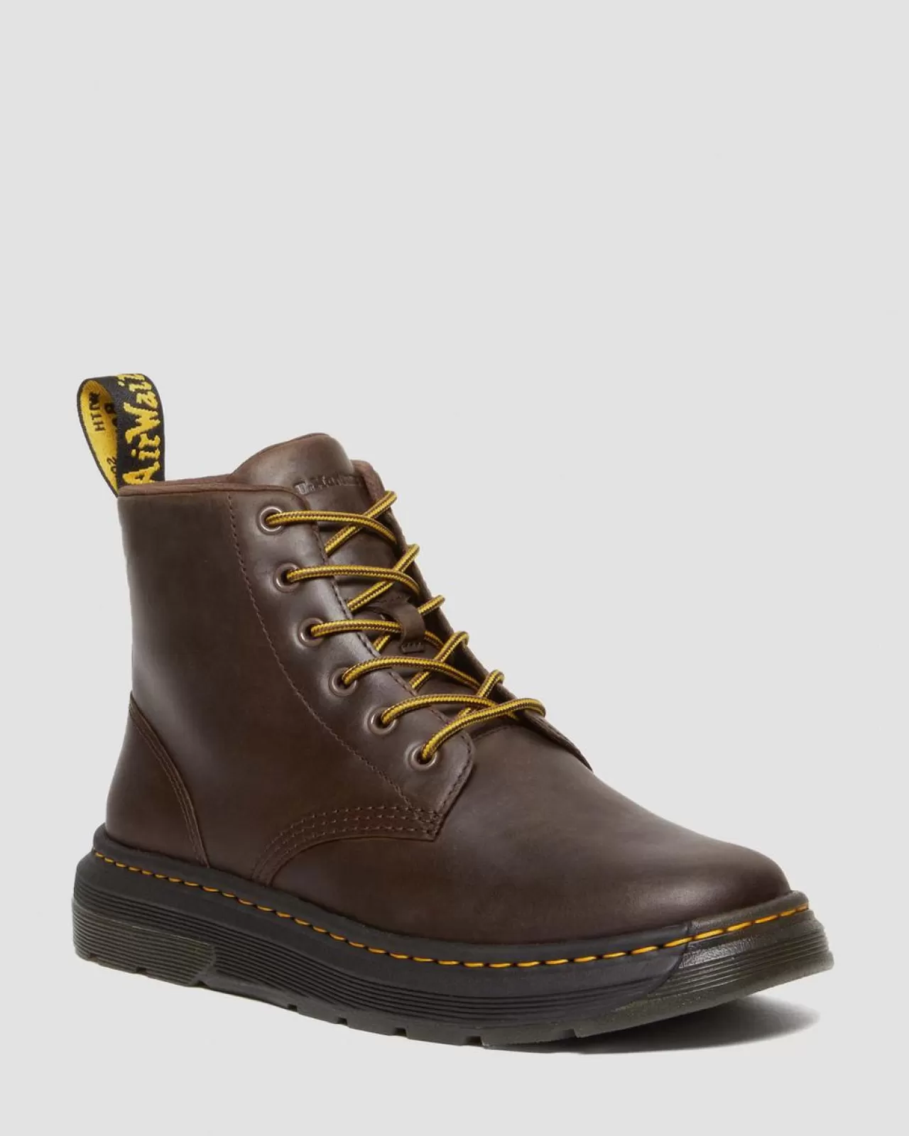 Casual Boots | Ankle Boots^Dr. Martens Crewson Crazy Horse Leather Casual Chukka Boots Dark Brown — Crazy Horse