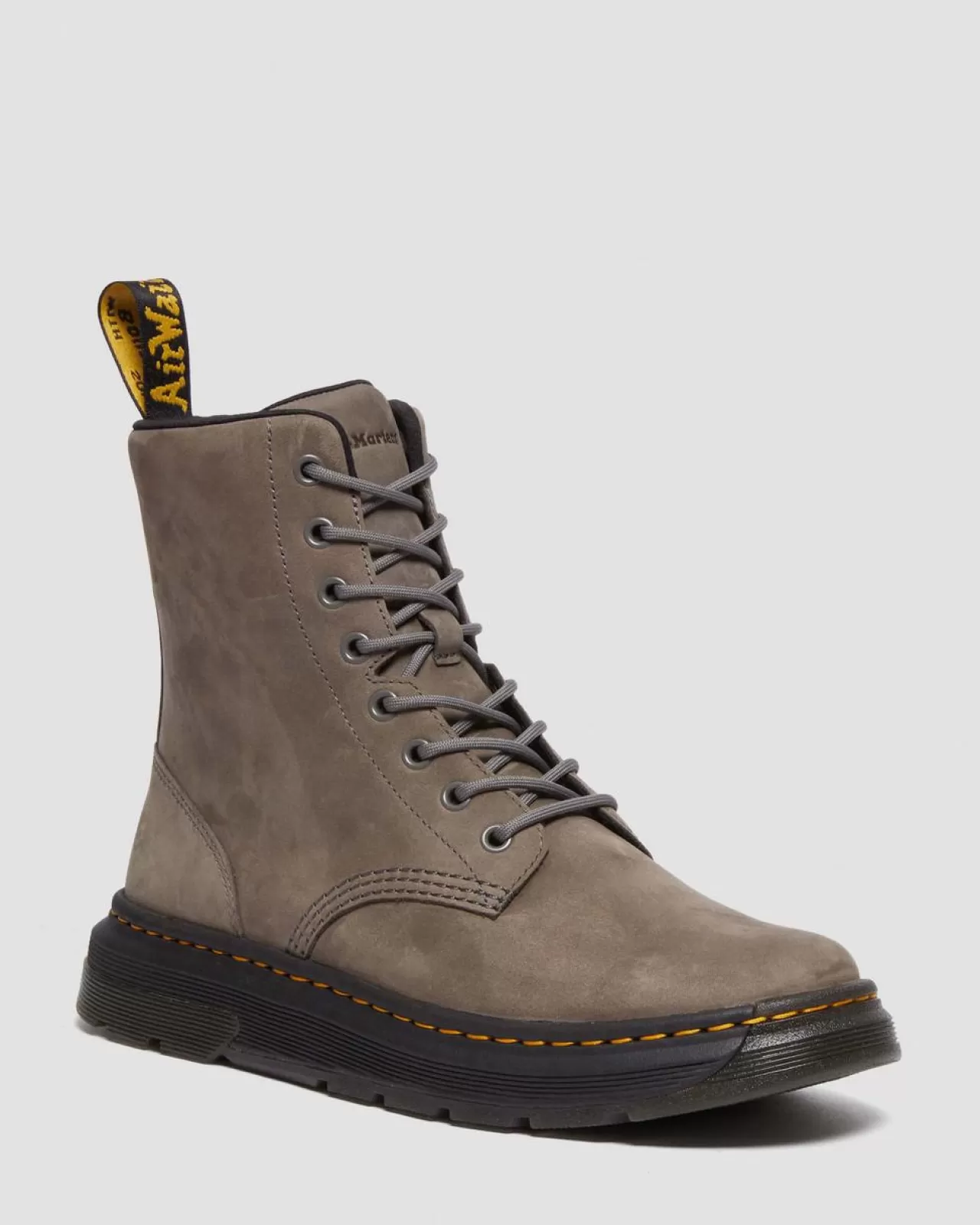 Sale | Casual Boots^Dr. Martens Crewson Nubuck Leather Everyday Boots GUNMETAL — Buffbuck