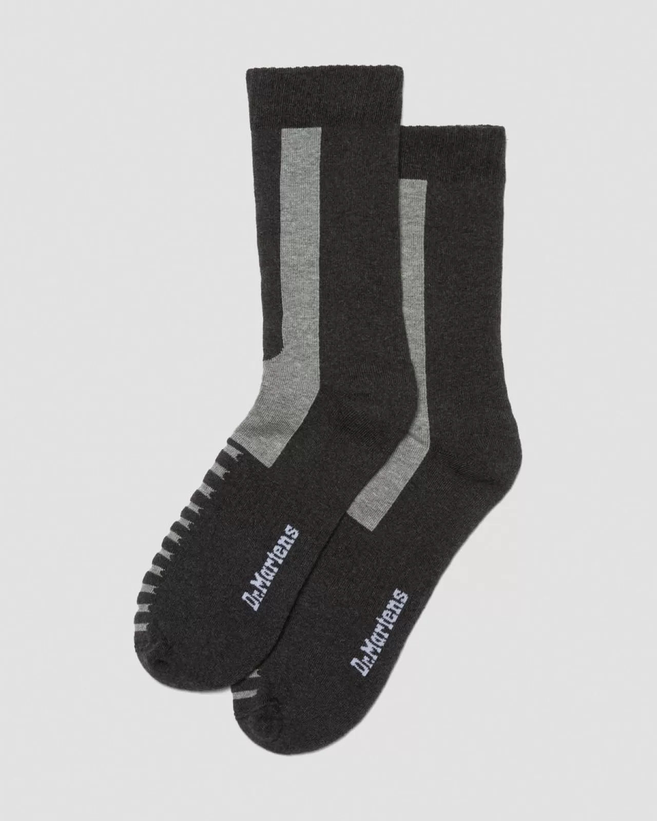 Socks | Accessories^Dr. Martens Double Doc Cotton Blend Socks Charcoal — Cotton Blend