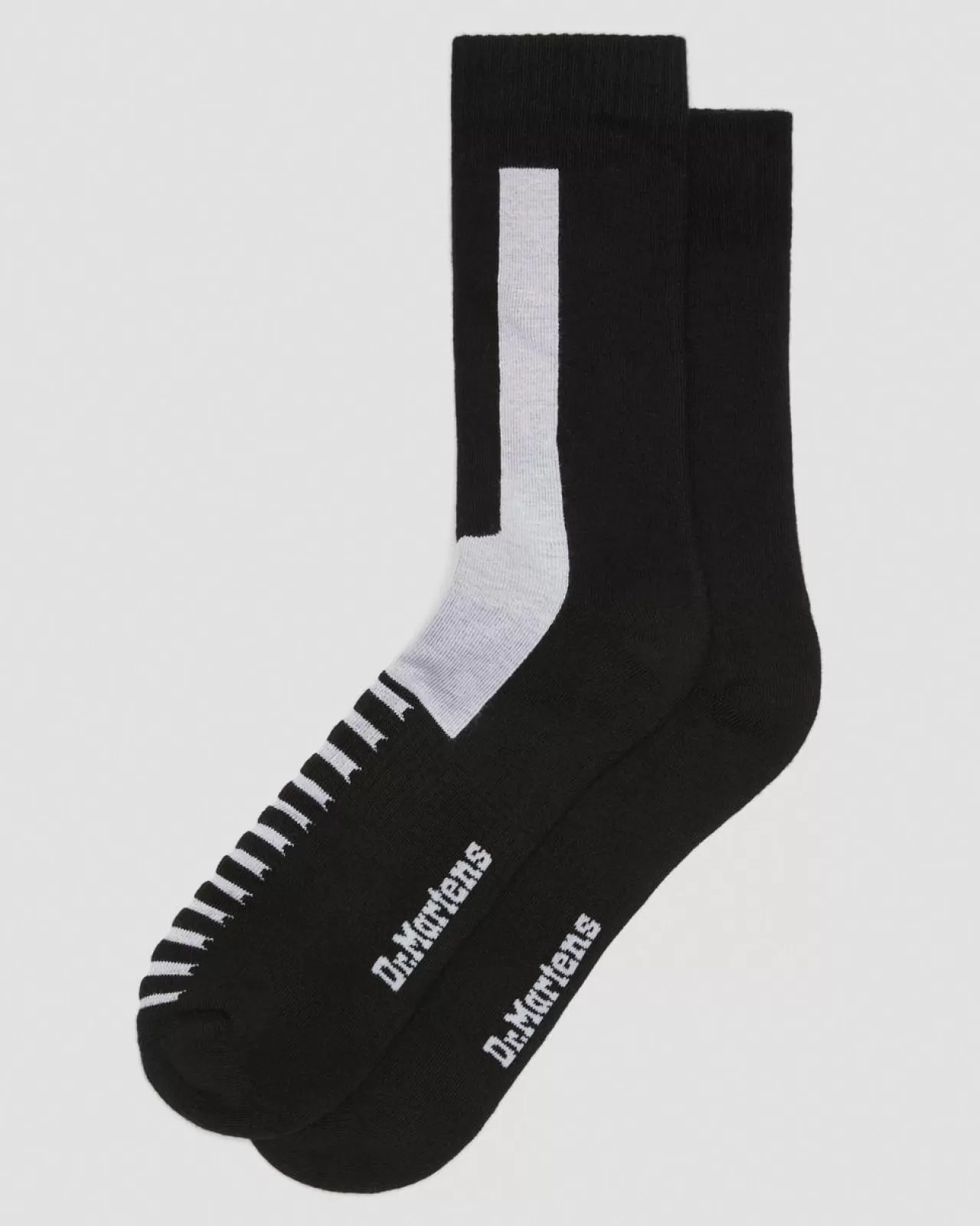 Socks | Accessories^Dr. Martens Double Doc Cotton Blend Socks Black+White — Cotton Blend