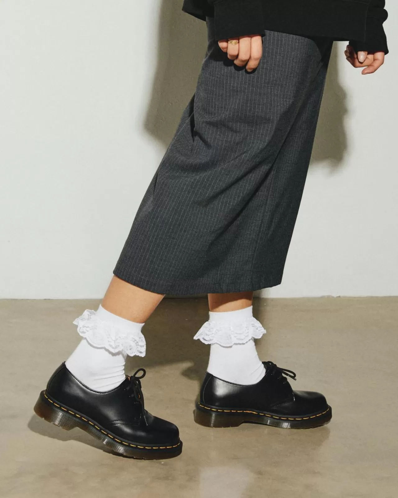 Socks | Accessories^Dr. Martens Frill Organic Cotton Socks White — Organic Cotton Blend