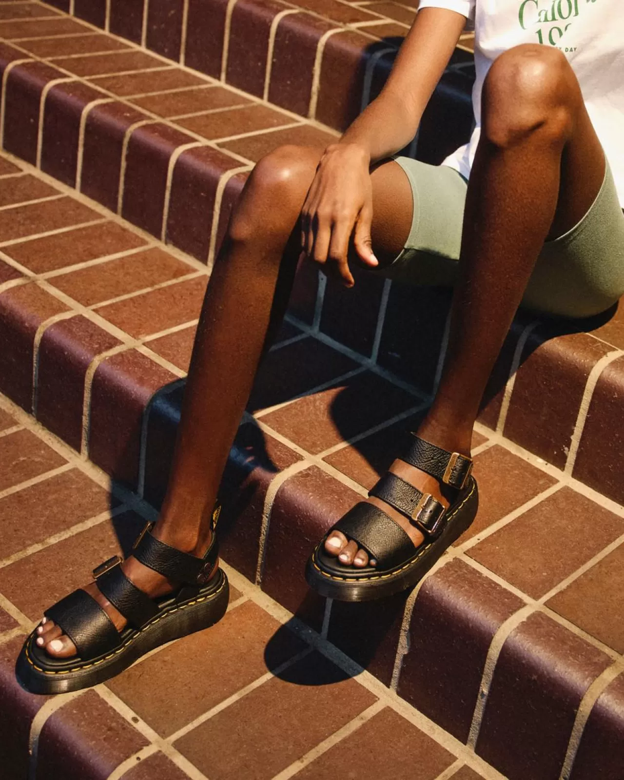 Bestsellers | Platform Sandals^Dr. Martens Gryphon Pisa Leather Platform Sandals Black — Pisa