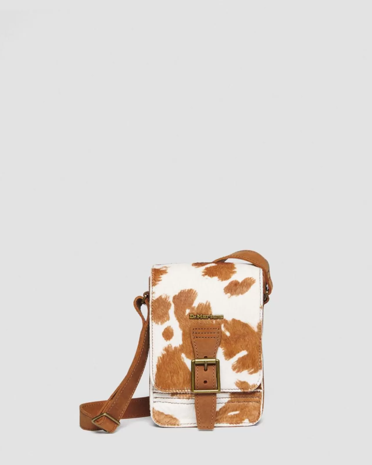 Accessories | Bags^Dr. Martens Hair-On Cow Print Vertical Crossbody Bag WARM TAN — Hair On