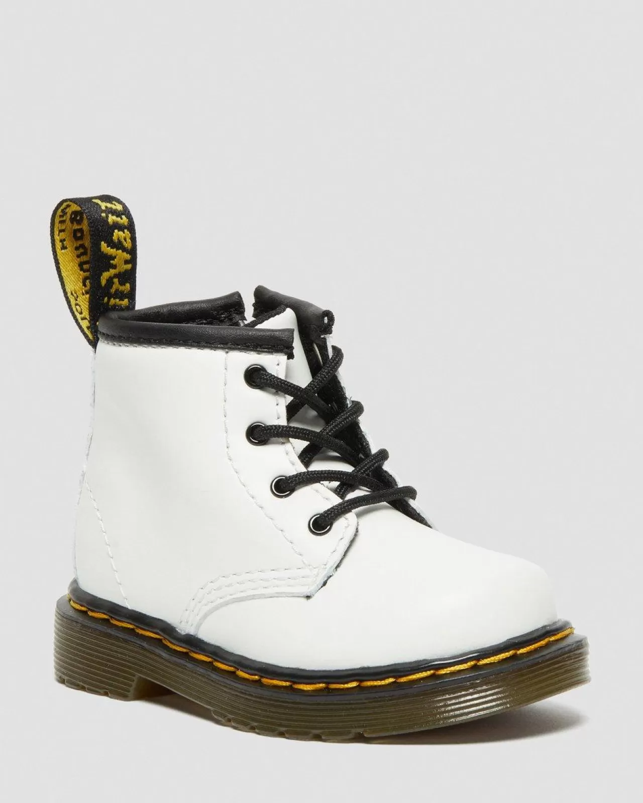 Infant / 0-1 Years | Boots^Dr. Martens Infant 1460 Leather Lace Up Boots White — Romario