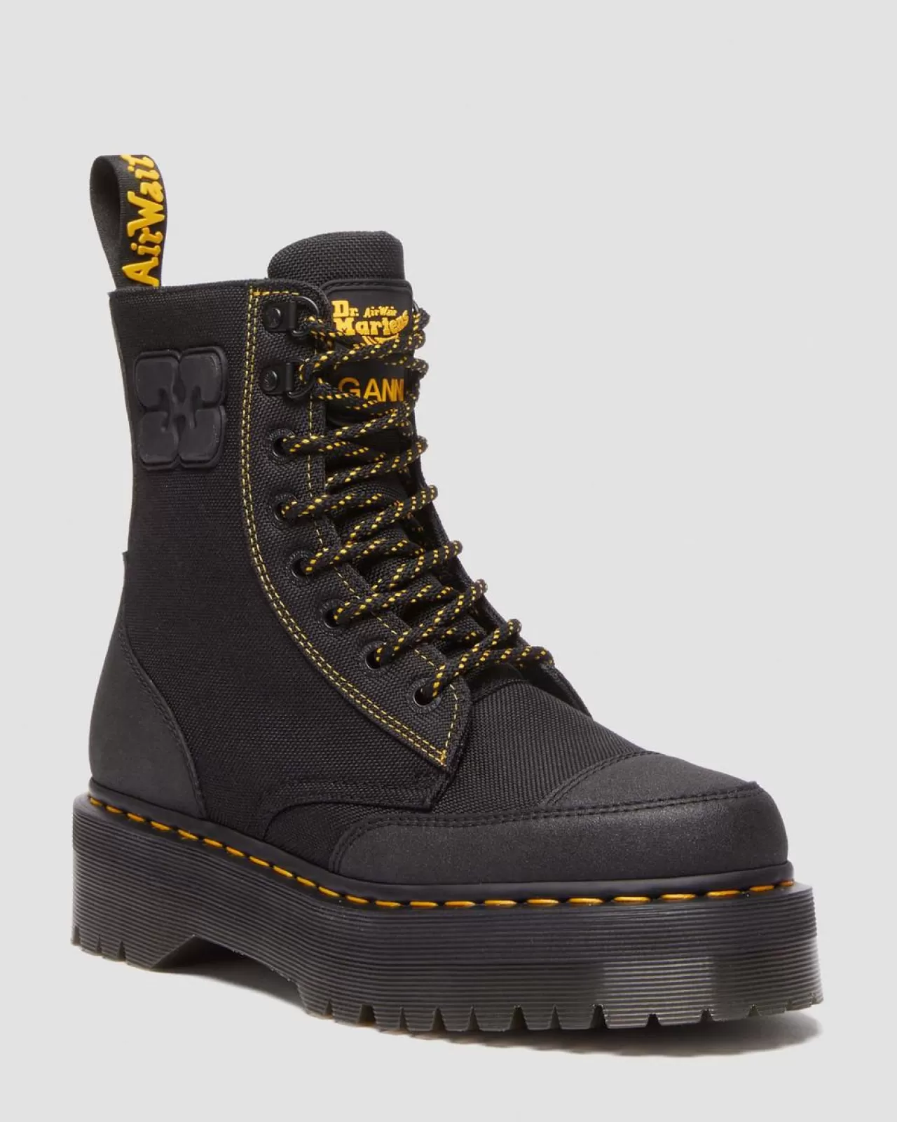 Boots | Collaborations^Dr. Martens Jadon Boot Ganni Extra Tough Platforms  Black