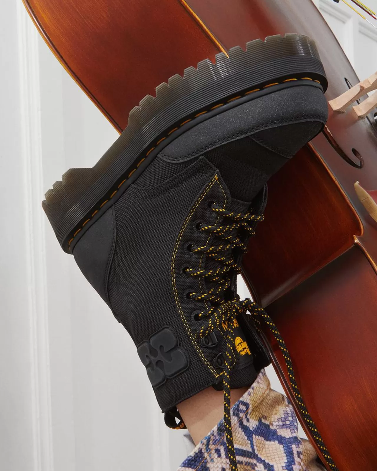 Boots | Collaborations^Dr. Martens Jadon Boot Ganni Extra Tough Platforms  Black