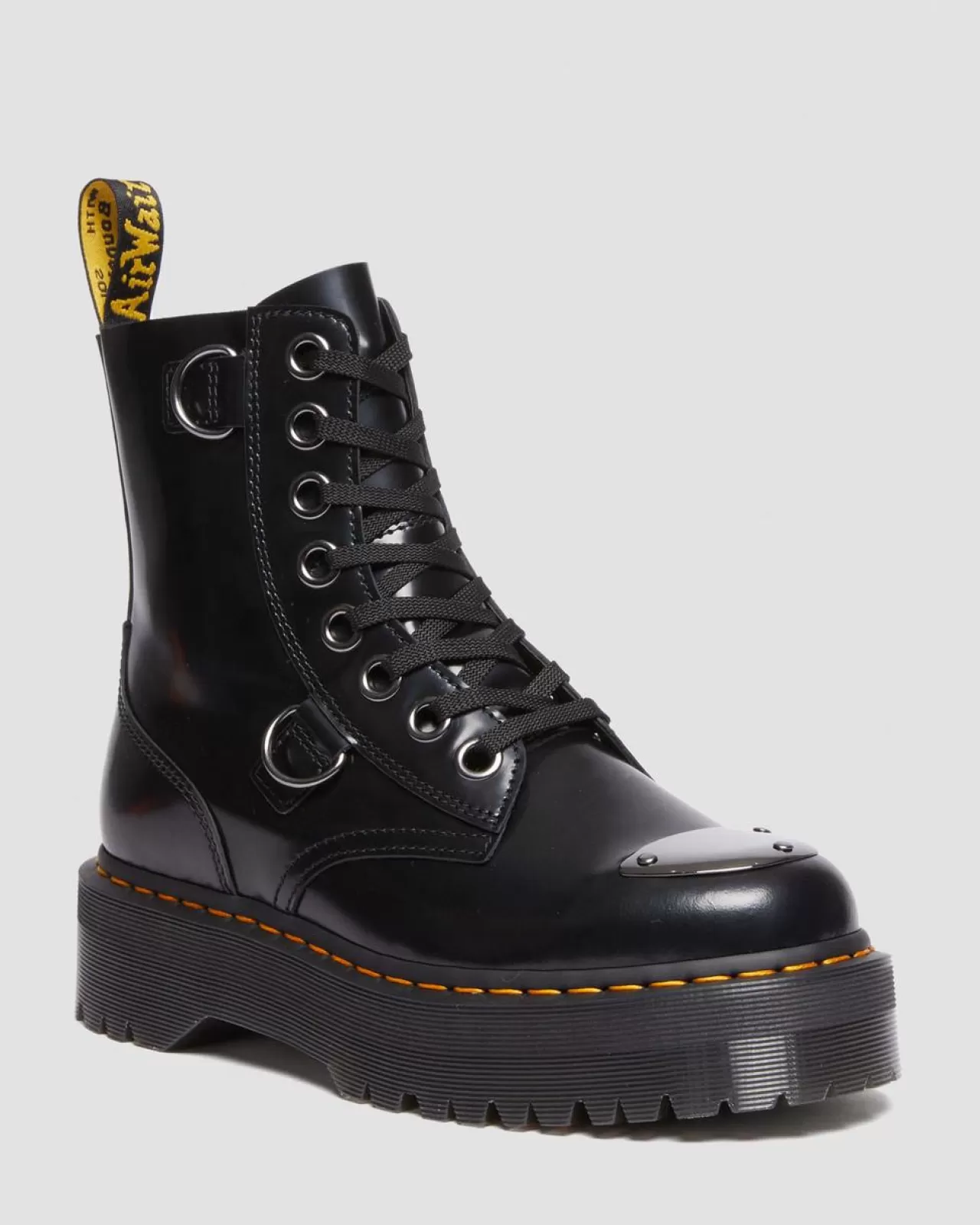 Sale | Platform Boots^Dr. Martens Jadon Boot Toe Guard Leather Platforms Black — Buttero