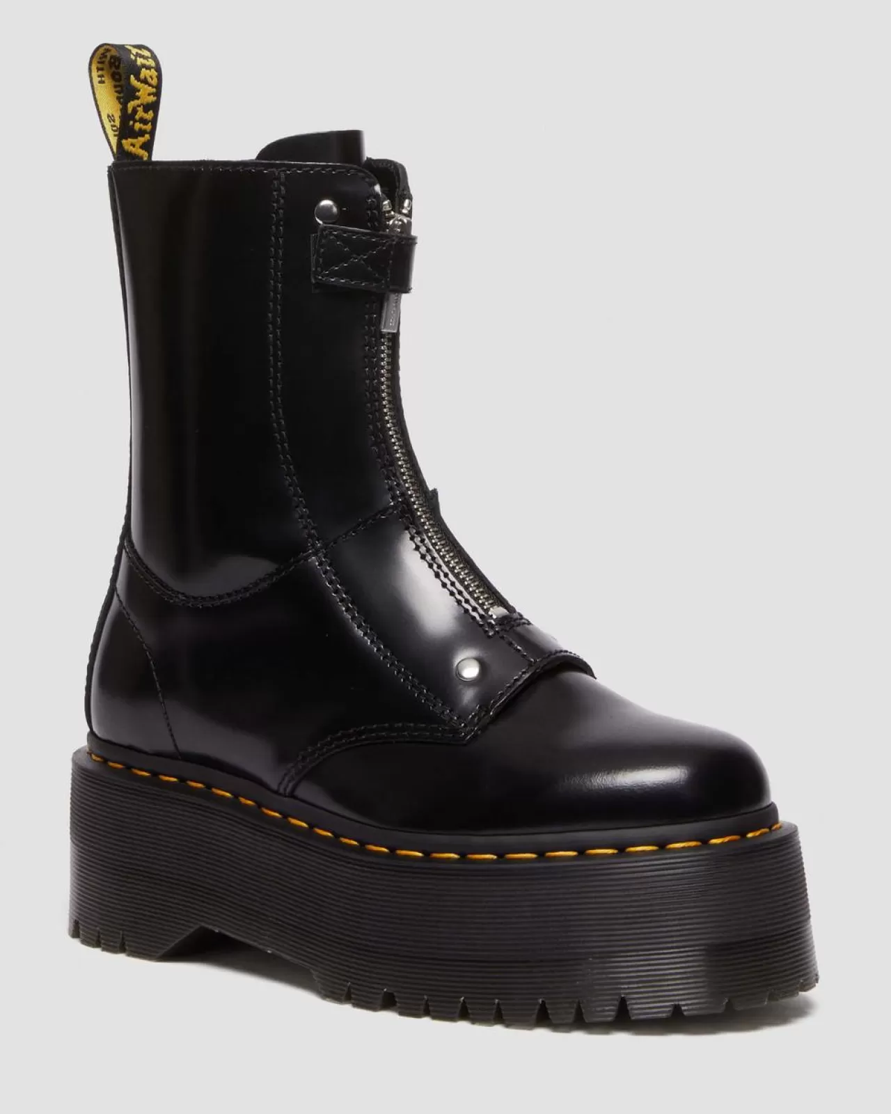 Platform Boots | Ankle Boots^Dr. Martens Jetta Hi Max Leather Platform Boots Black — Buttero