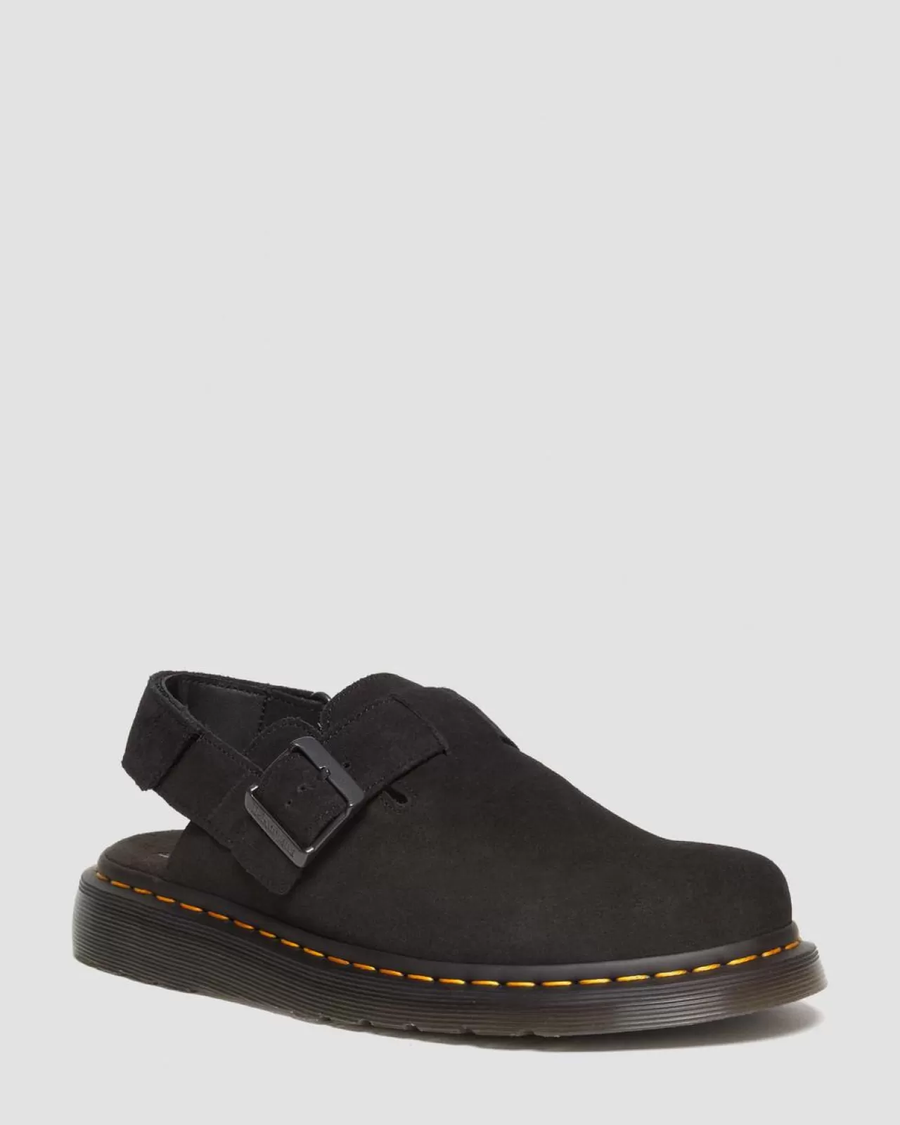 Mules & Slides | Sandals^Dr. Martens Jorge II Suede Slingback Mules Black — E.H.Suede