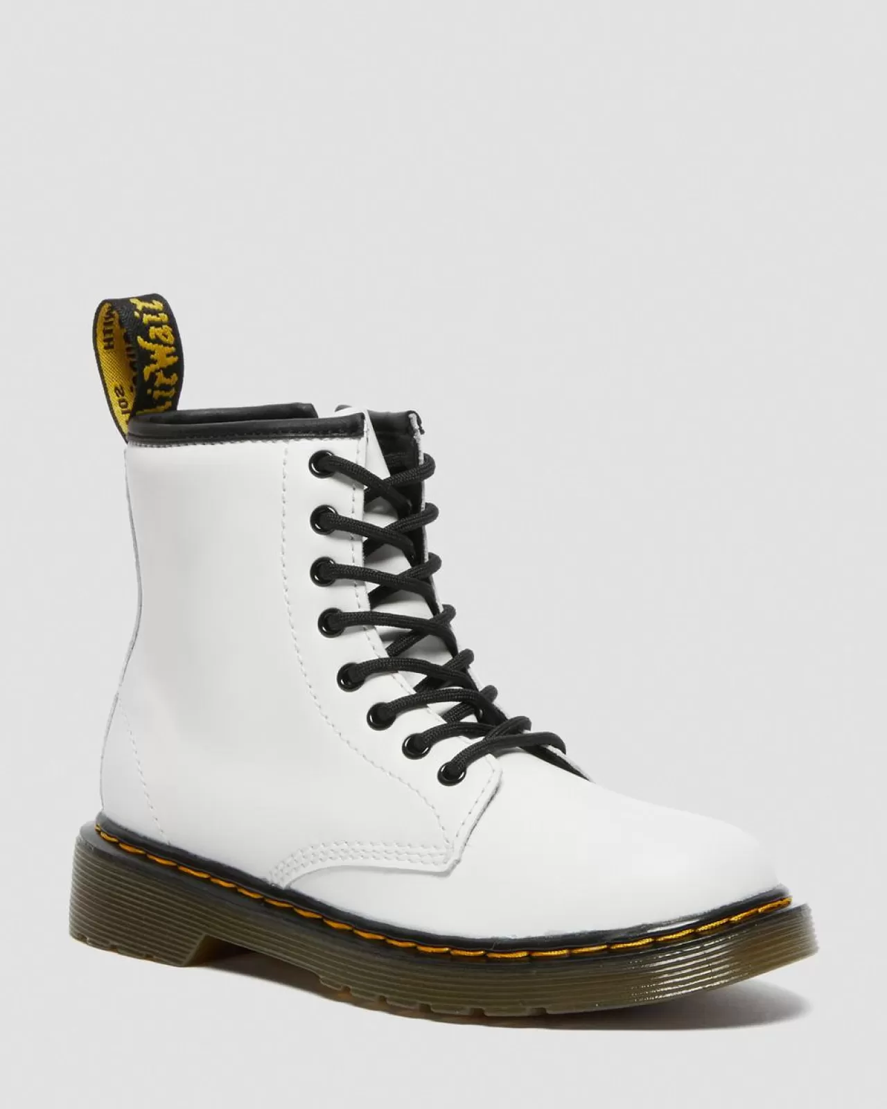 School Styles | Junior / 5-7 Years^Dr. Martens Junior 1460 Leather Lace Up Boots White — Romario