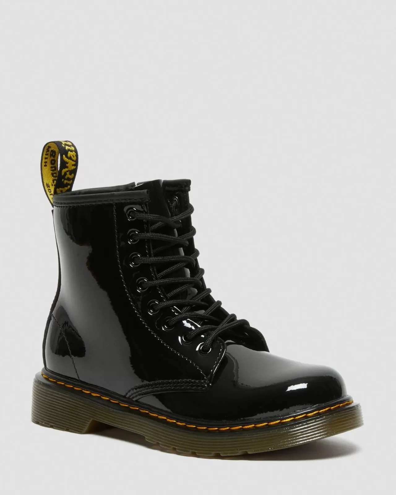 Glitter & Patent Boots | School Styles^Dr. Martens Junior 1460 Patent Leather Lace Up Boots Black — Patent Leather