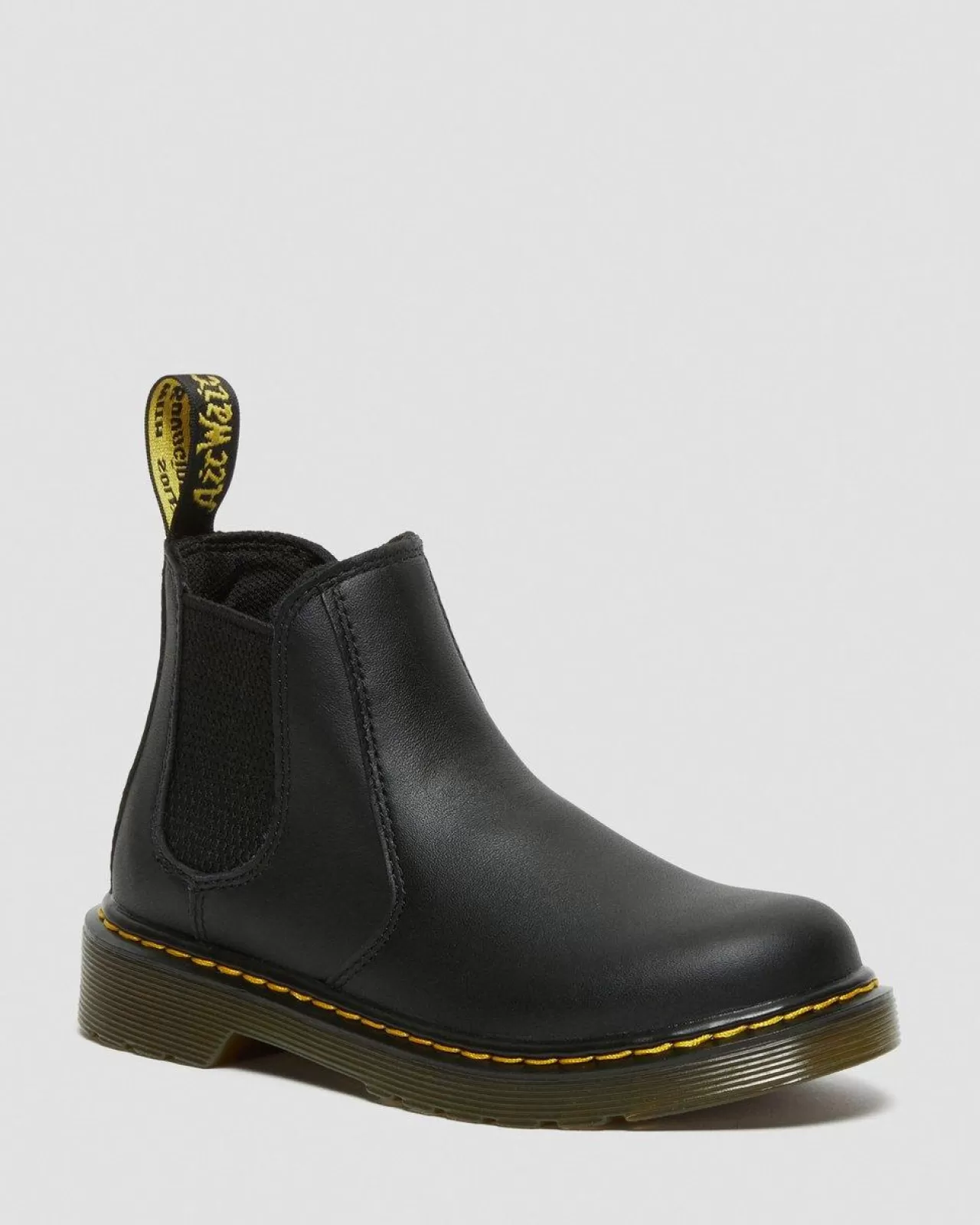 School Styles | Junior / 5-7 Years^Dr. Martens Junior 2976 Softy T Leather Chelsea Boots Black — Softy T