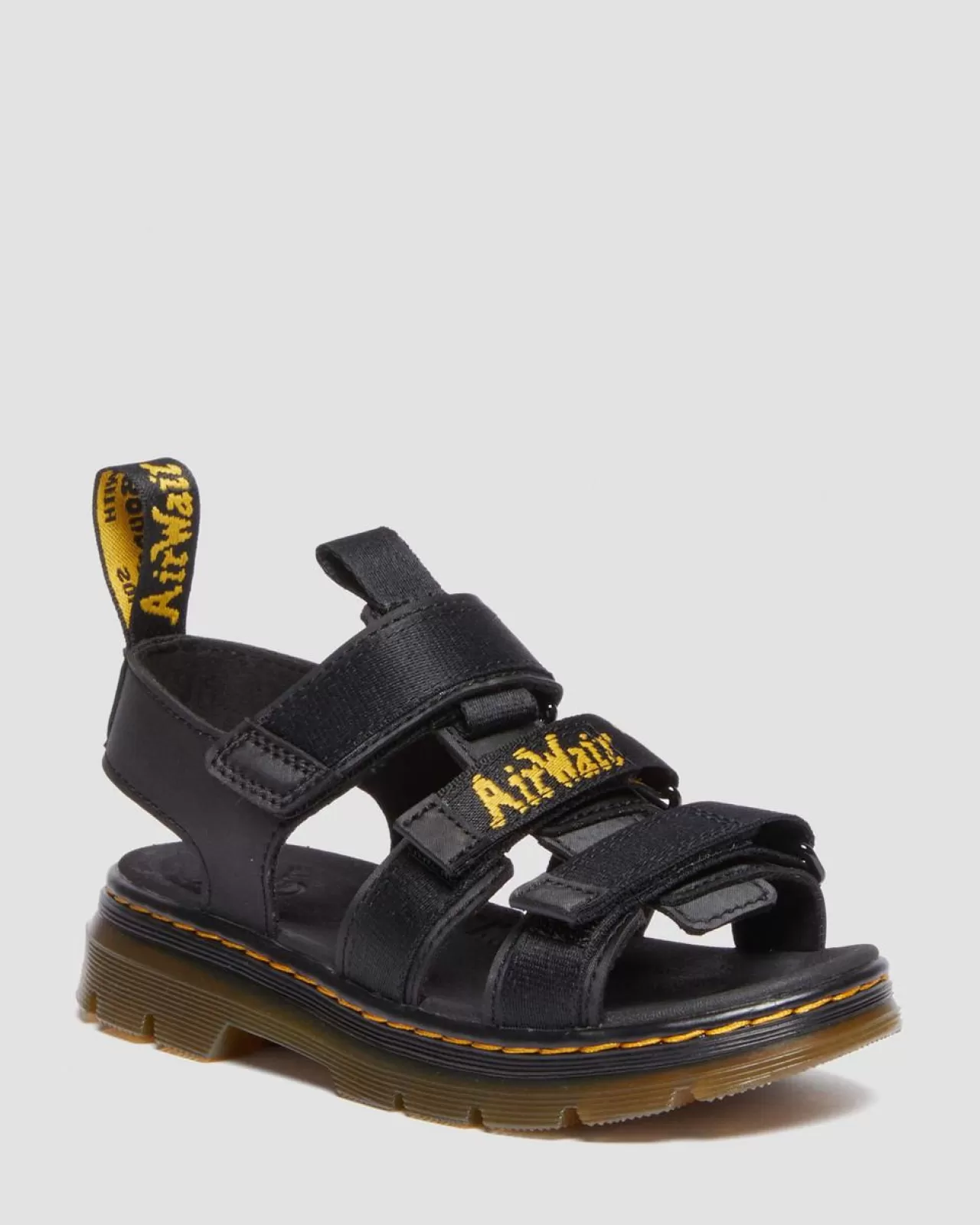 Sale | Junior / 5-7 Years^Dr. Martens Junior Callan Casual Sandals Black — Extra Tough 50/50+Rubbery