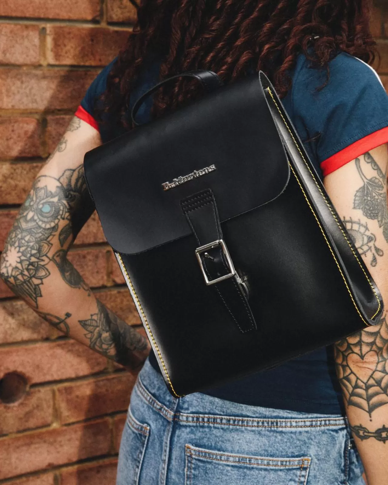 Accessories | Bags^Dr. Martens Leather Mini Backpack Black — Smooth+Kiev