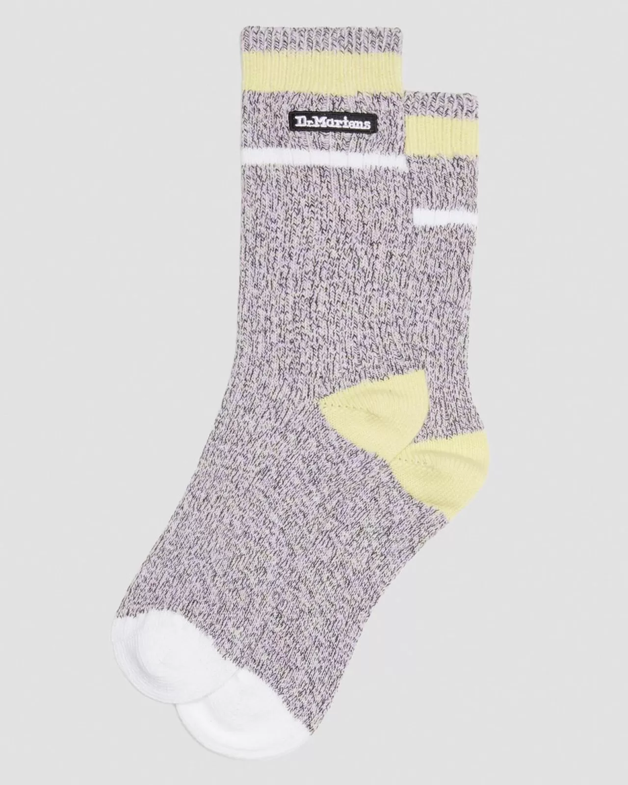 Socks | Sale^Dr. Martens Marl Organic Socks Lilac — Cotton Blend