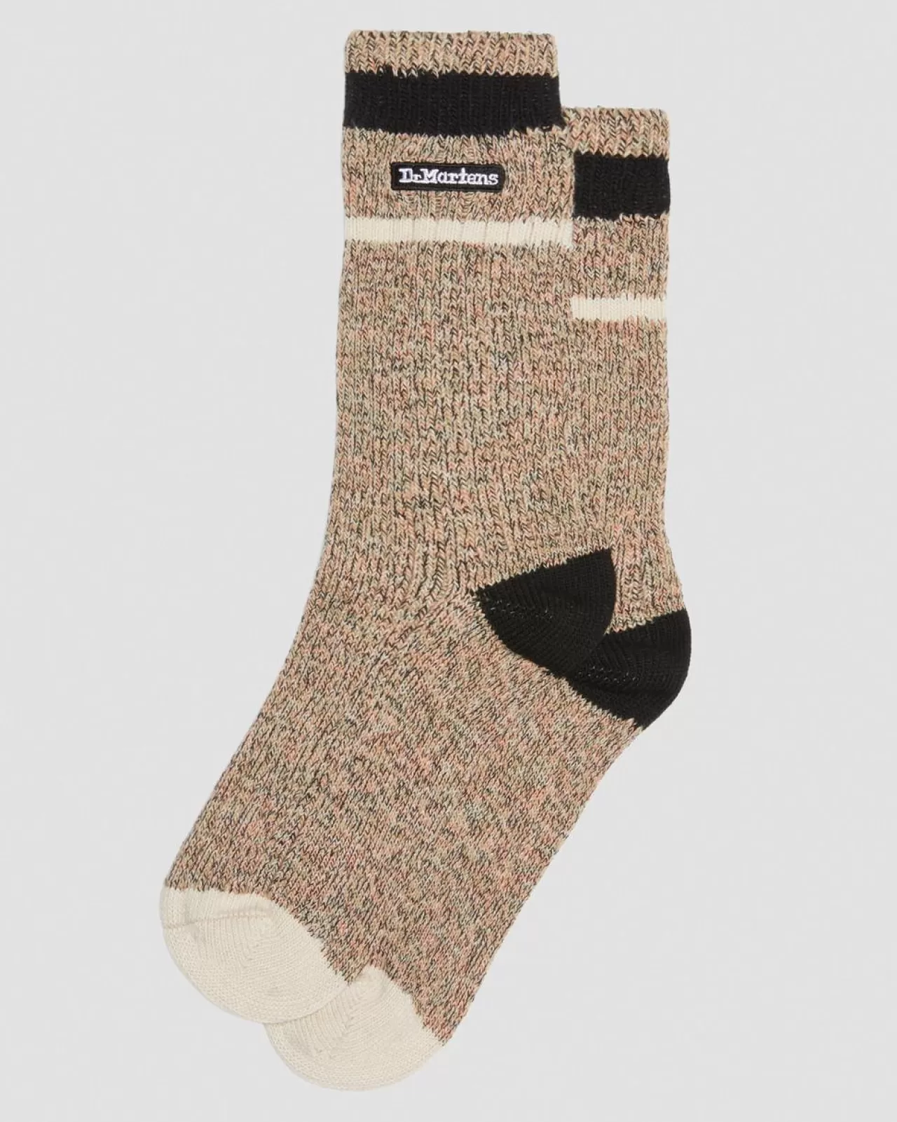 Socks | Sale^Dr. Martens Marl Organic Socks Parchment Beige — Cotton Blend