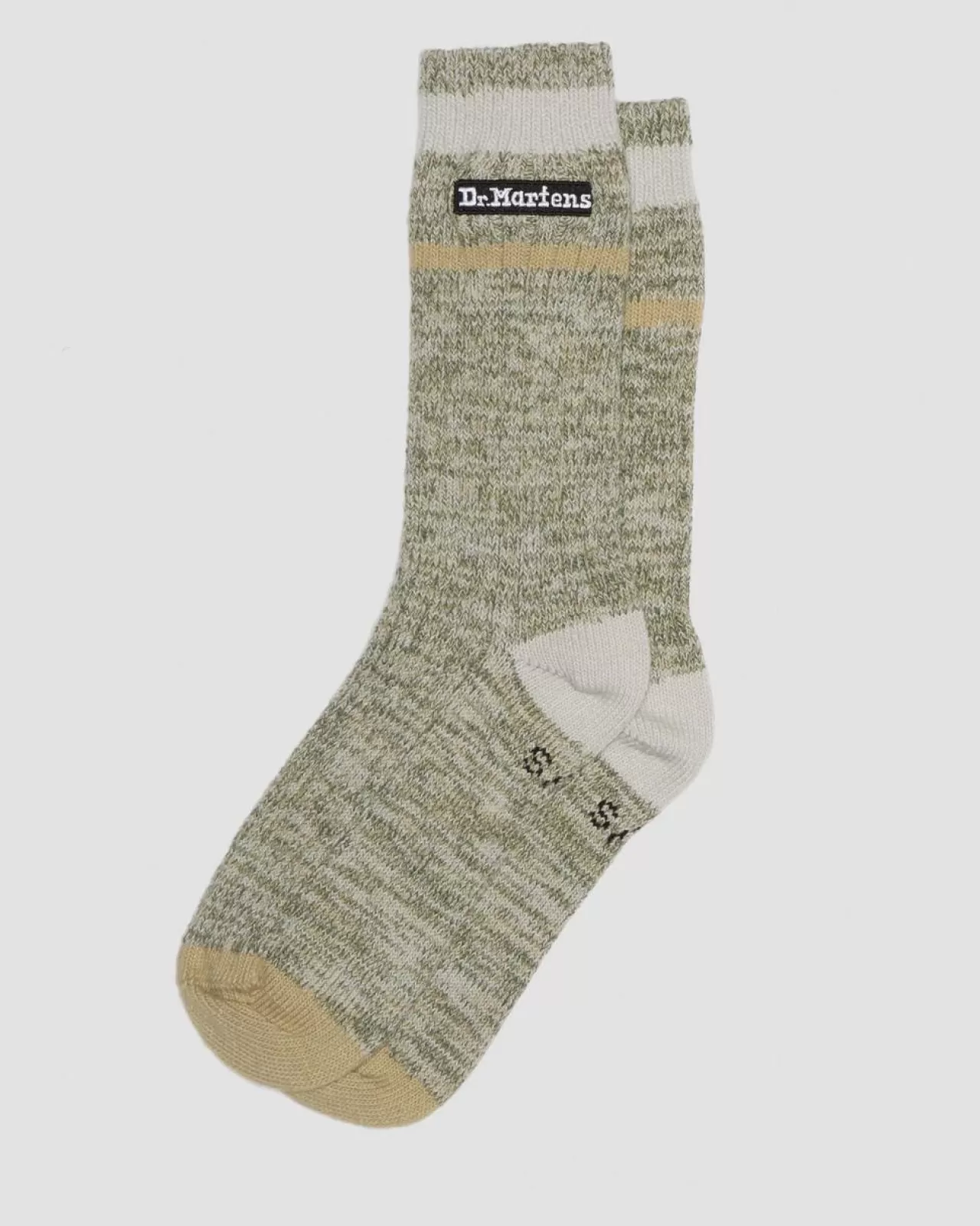 Socks | Accessories^Dr. Martens Marl Organic Socks Muted Olive — Cotton Blend