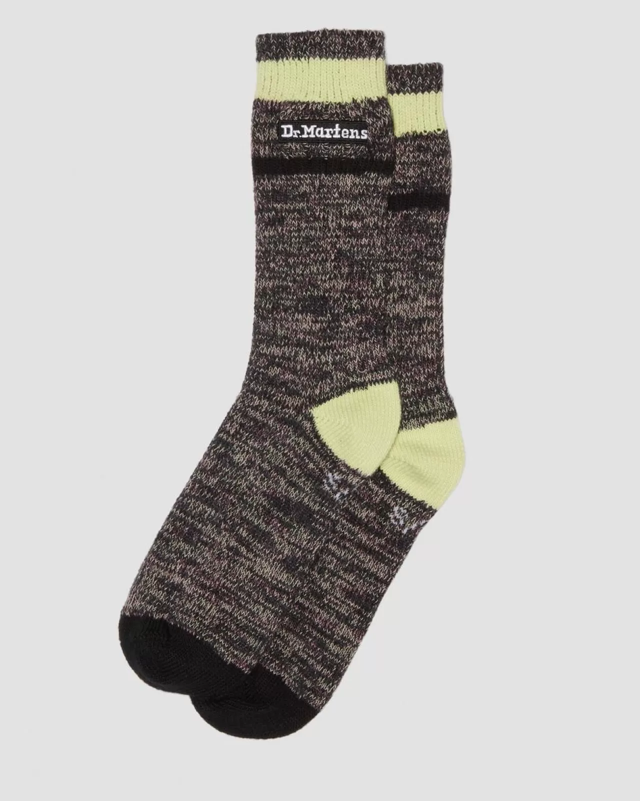 Socks | Accessories^Dr. Martens Marl Organic Socks Charcoal Grey — Cotton Blend