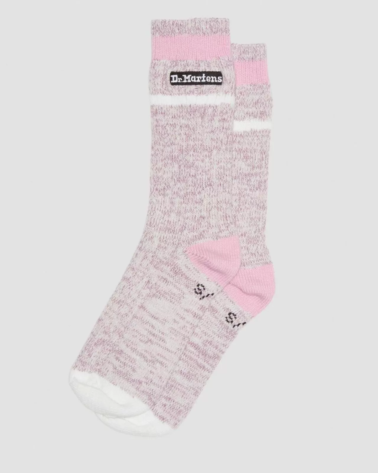 Socks | Accessories^Dr. Martens Marl Organic Socks Pink — Cotton Blend