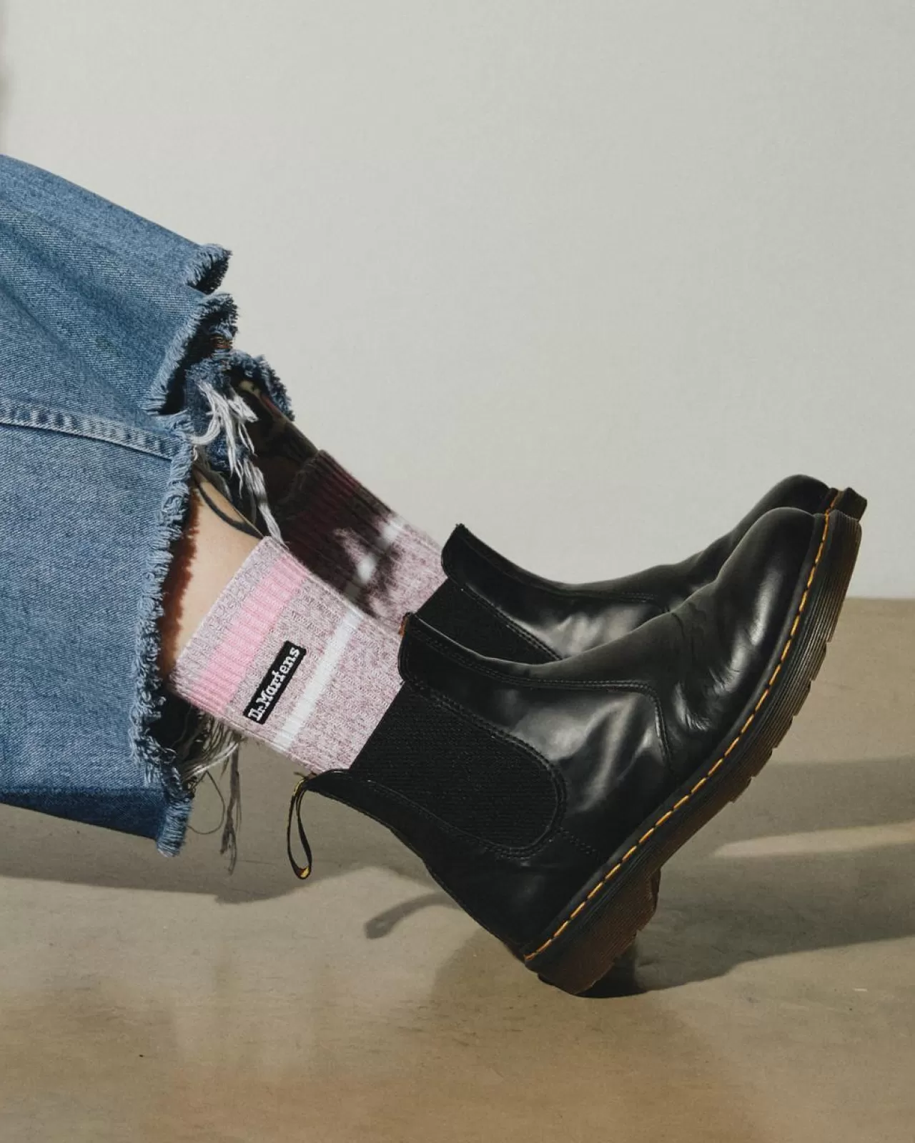 Socks | Accessories^Dr. Martens Marl Organic Socks Pink — Cotton Blend