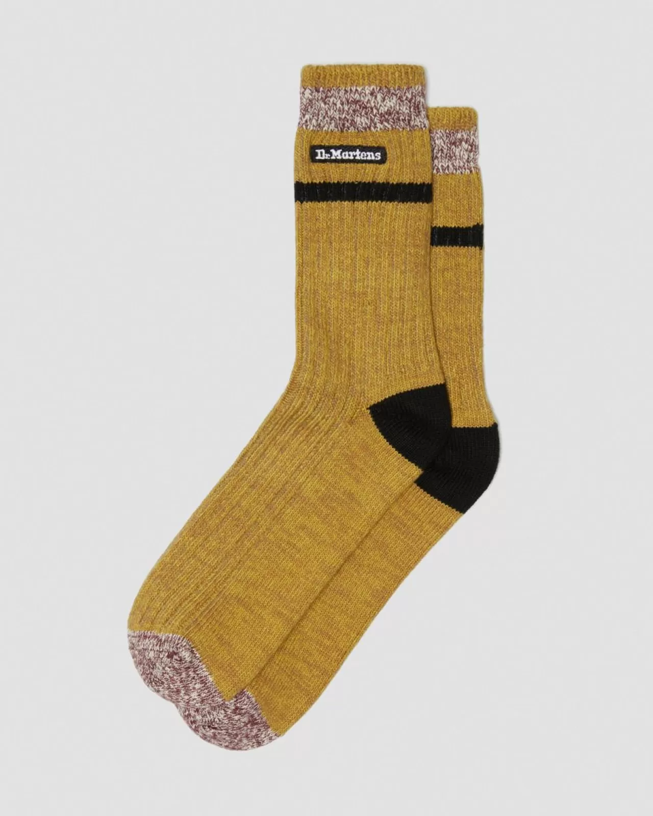 Socks | Accessories^Dr. Martens Marl Organic Socks Yellow — Cotton Blend