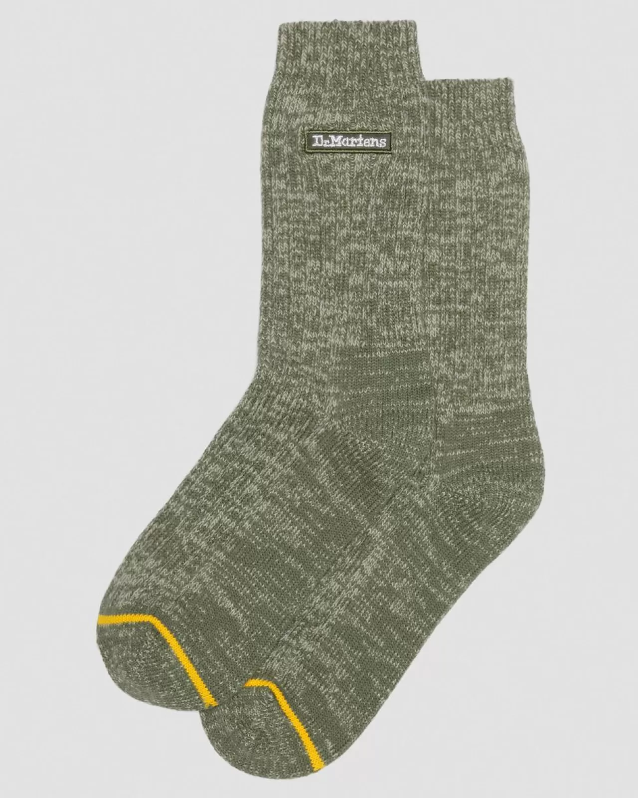 Socks | Sale^Dr. Martens Merino Organic Cotton Blend Socks Khaki — Organic Cotton Blend