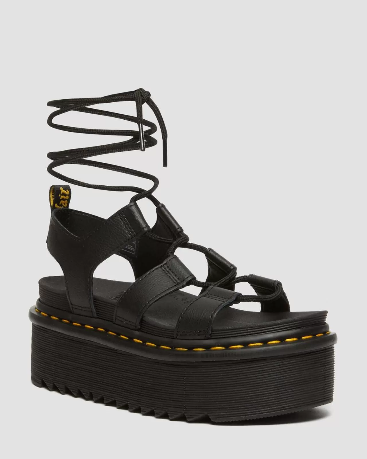 Platforms | Platform Sandals^Dr. Martens Nartilla Athena Leather Gladiator Platform Sandals Black — Athena