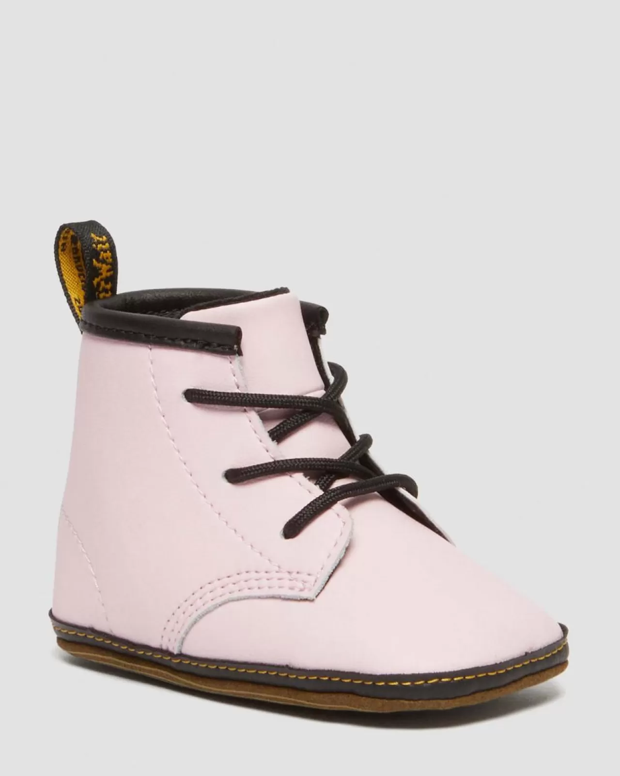 Glitter & Patent Boots | Infant / 0-1 Years^Dr. Martens Newborn 1460 Auburn Leather Booties Pale Pink — Mason Pu Split+Mason Nw Synthetic