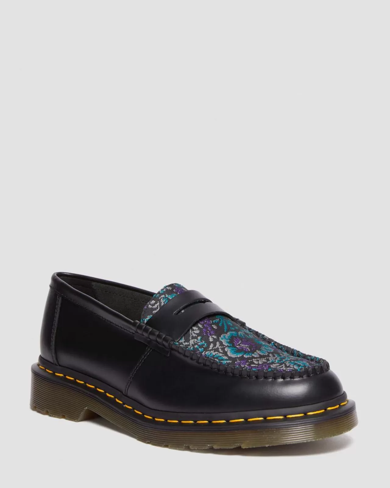 Sale | Originals^Dr. Martens Penton Floral Jacquard Loafers BLACK+FLORAL