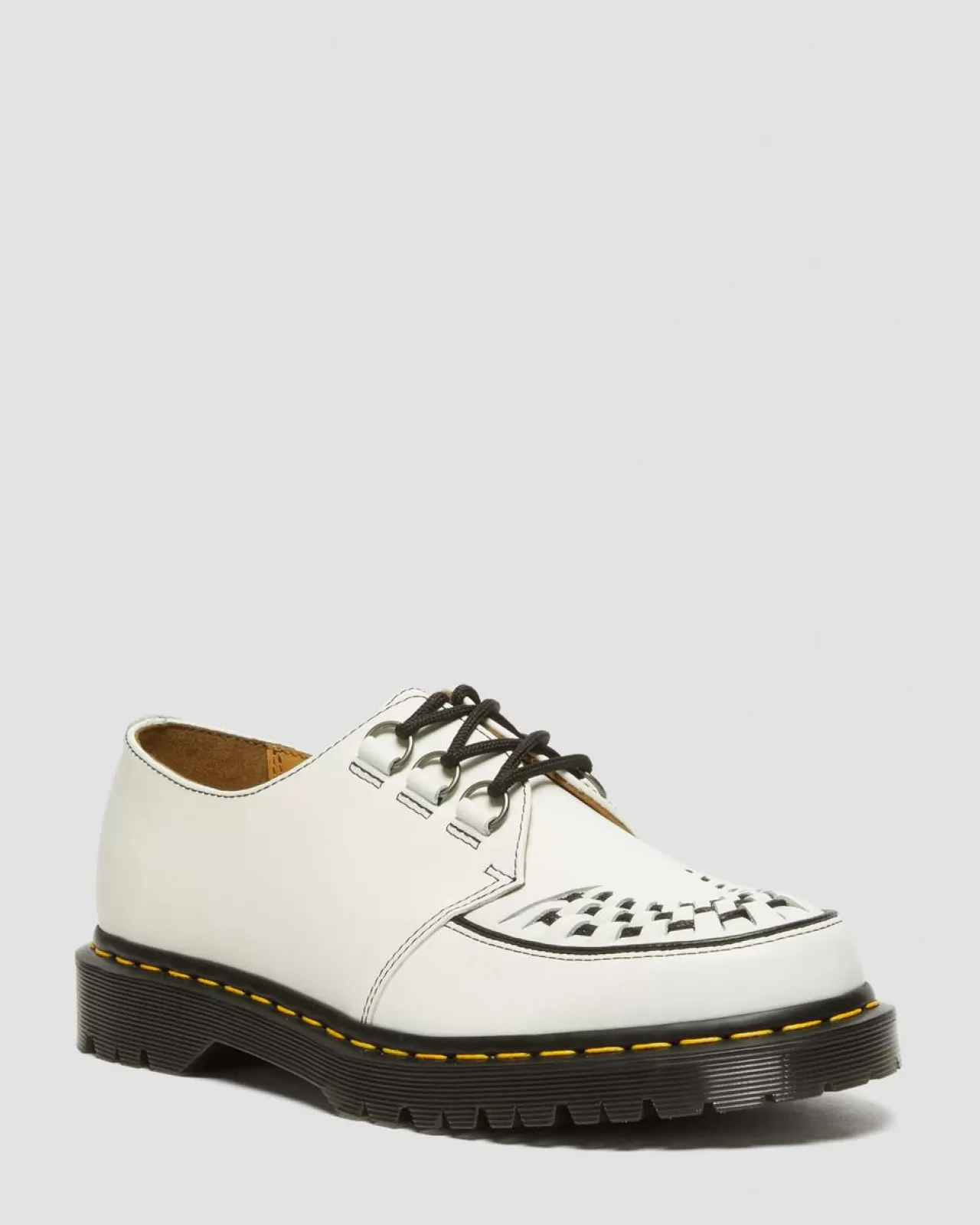 Originals | Shoes^Dr. Martens Ramsey Smooth Leather Creepers White — Smooth Leather