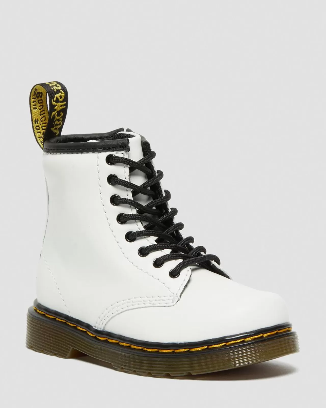 Toddler / 2-4 Years | Boots^Dr. Martens Toddler 1460 Leather Lace Up Boots White — Romario