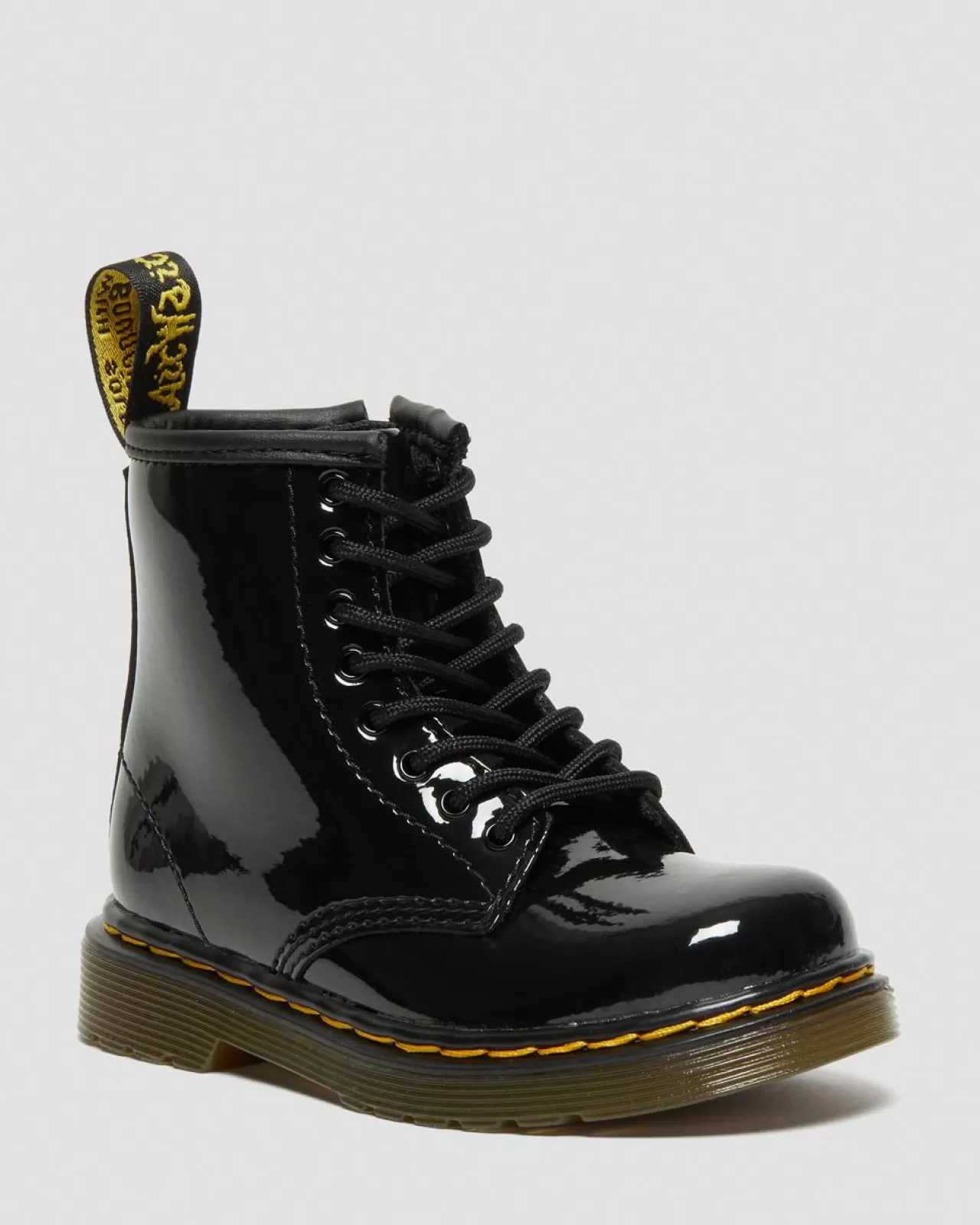 Glitter & Patent Boots | School Styles^Dr. Martens Toddler 1460 Patent Leather Lace Up Boots Black — Patent Leather