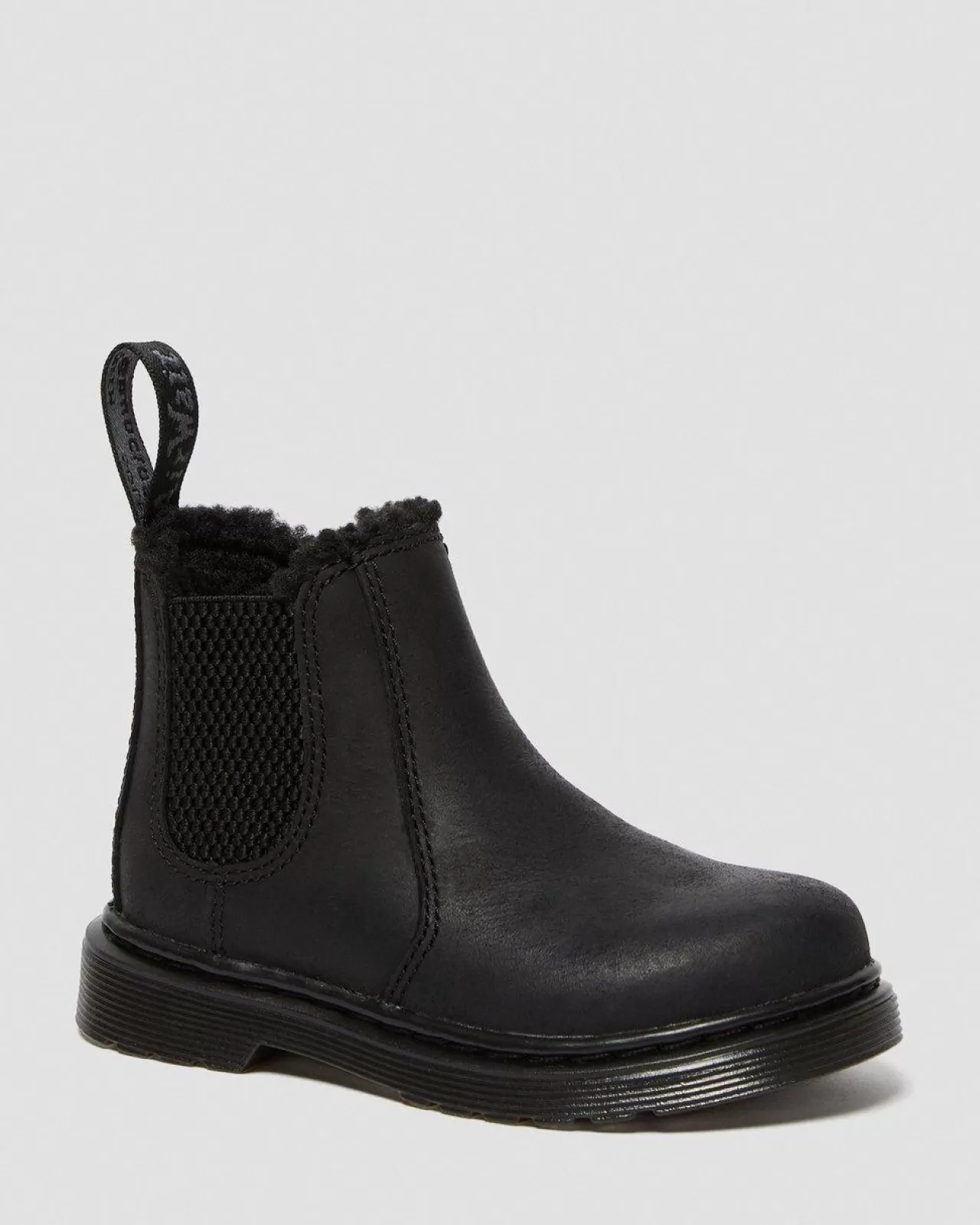 Winter Boots | Toddler / 2-4 Years^Dr. Martens Toddler 2976 Faux Fur Lined Chelsea Boots Black — Republic Waterproof