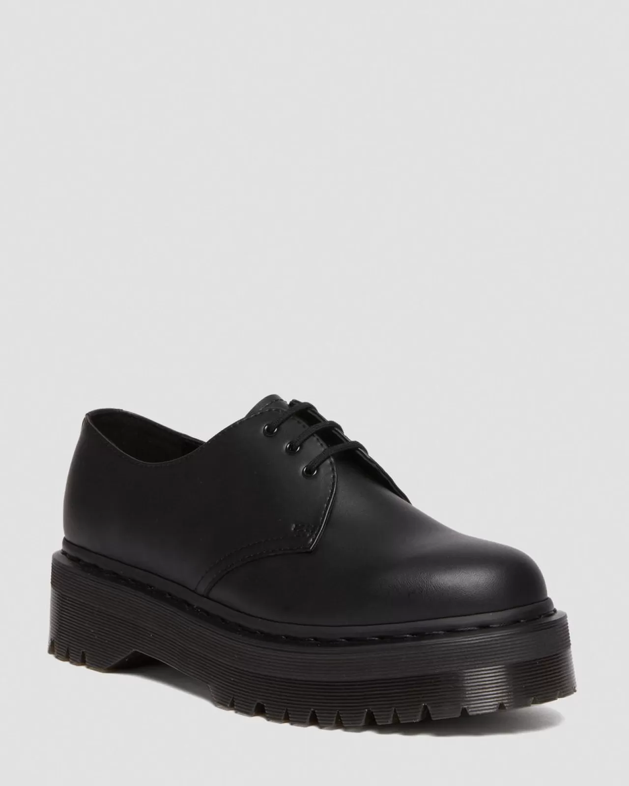 Vegan | Originals^Dr. Martens Vegan 1461 Mono Felix Platform Shoes Black — Felix Rub Off