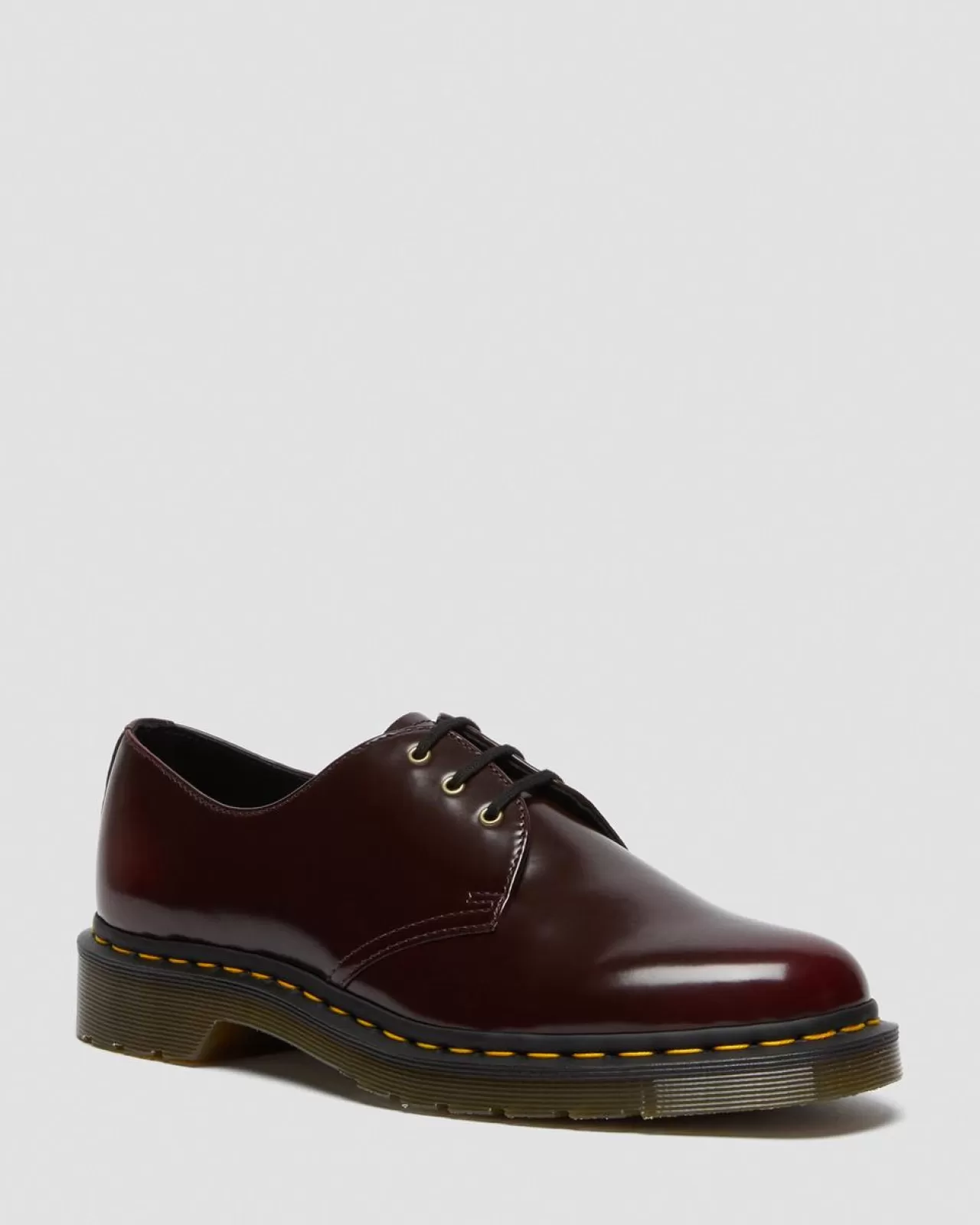 Sale | Vegan^Dr. Martens Vegan 1461 Oxford Shoes Cherry Red — Oxford Rub Off