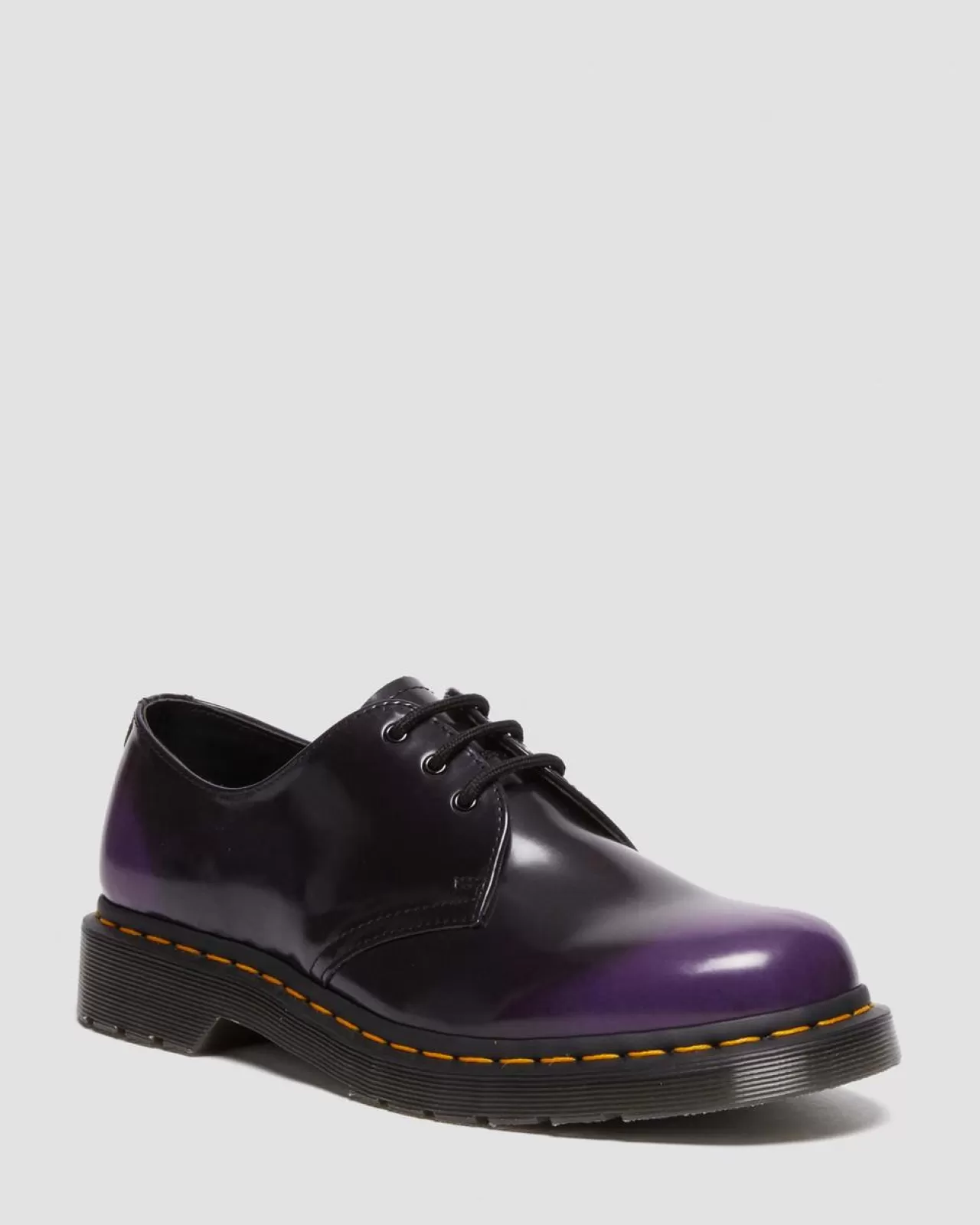 Sale | Vegan^Dr. Martens Vegan 1461 Oxford Shoes BLACK/RICH PURPLE — Oxford Rub Off